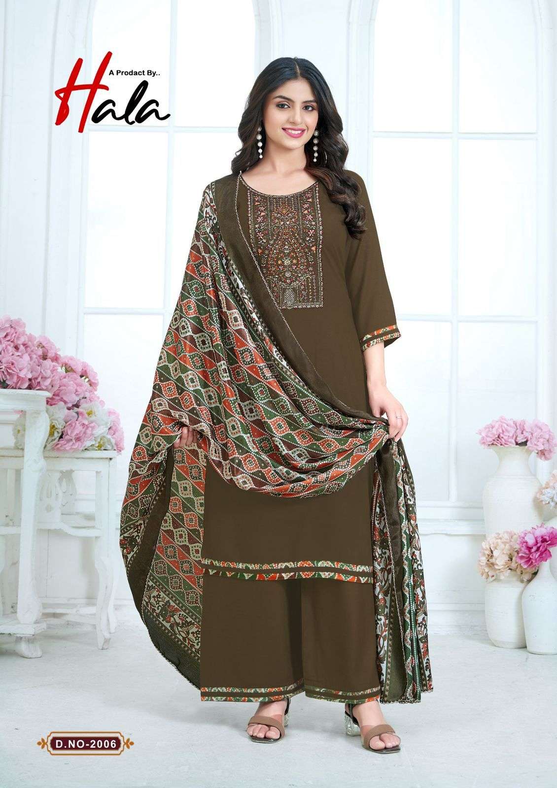 HALA NIGAAR VOL 2 RAYON FANCY EMBROIDERY WORK SUIT