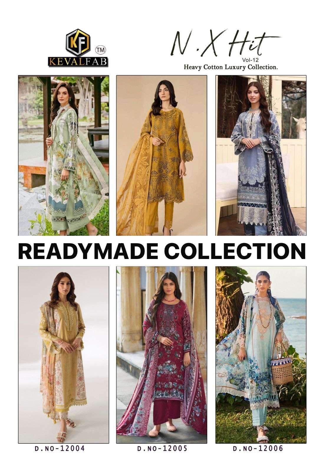 KEVAL FAB K KASHA NX HIT VOL 12 READY MADE COLLECTION 