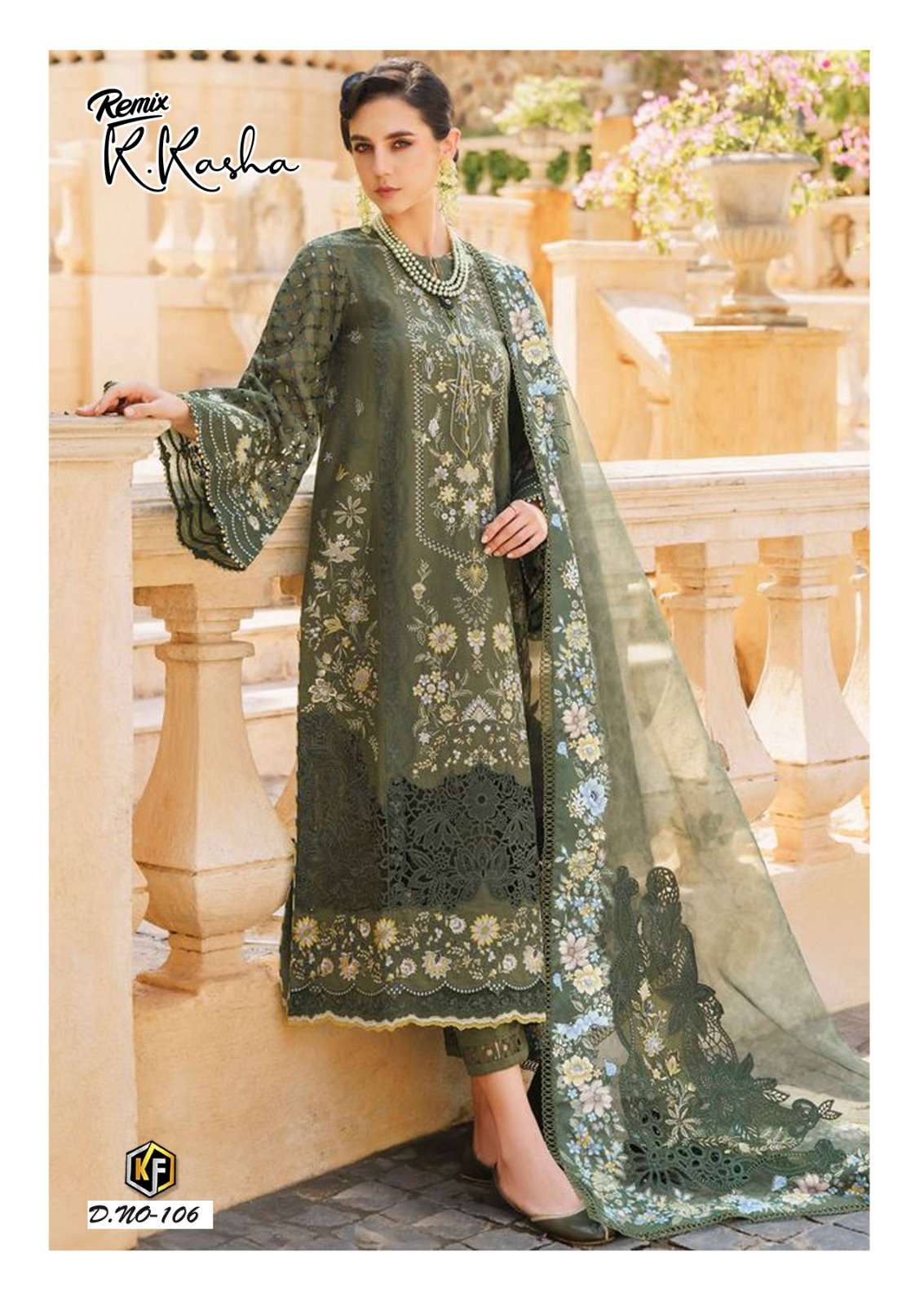 KEVAL FAB K KASHA REMIX COTTON DIGITAL KARACHI PRINTS SALWAR SUIT