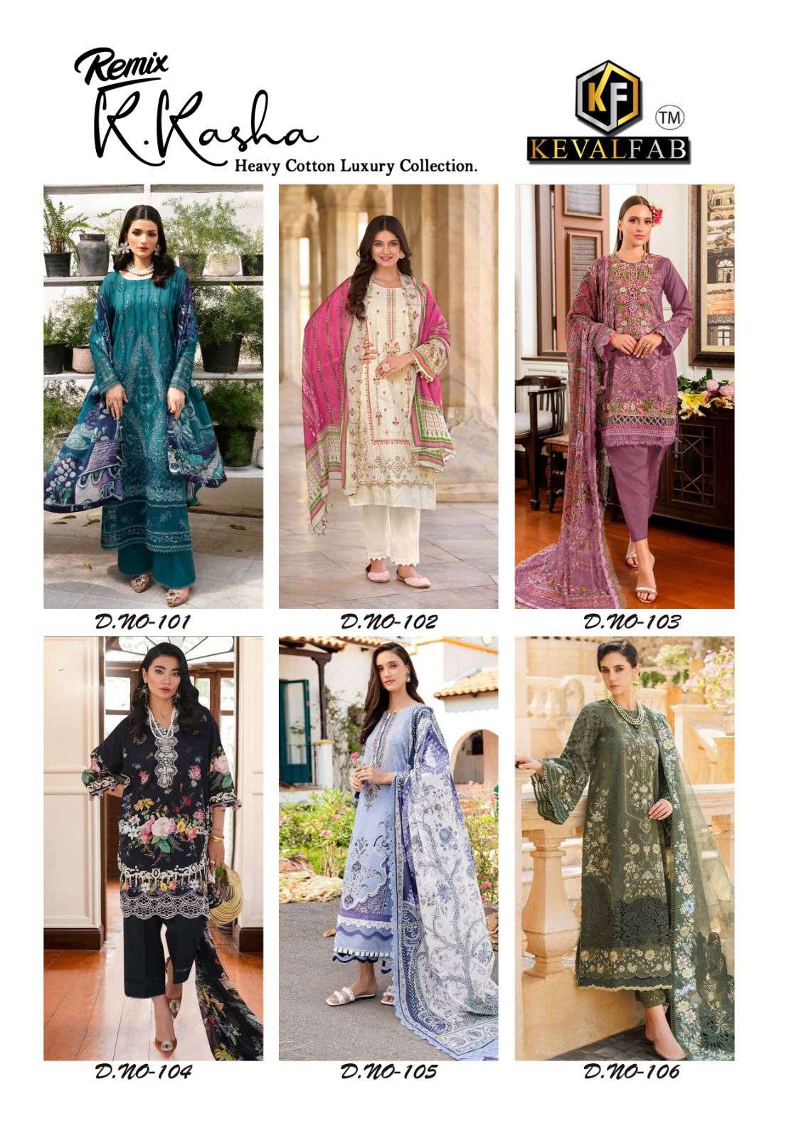 KEVAL FAB K KASHA REMIX COTTON DIGITAL KARACHI PRINTS SALWAR SUIT