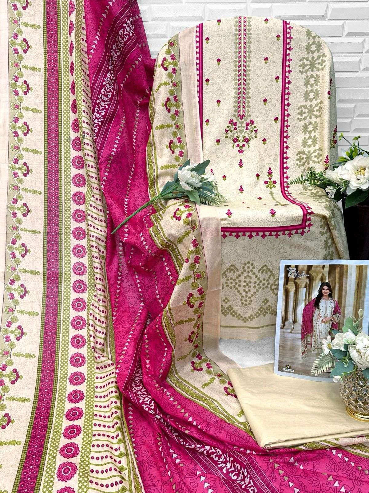 KEVAL FAB K KASHA REMIX COTTON DIGITAL KARACHI PRINTS SALWAR SUIT