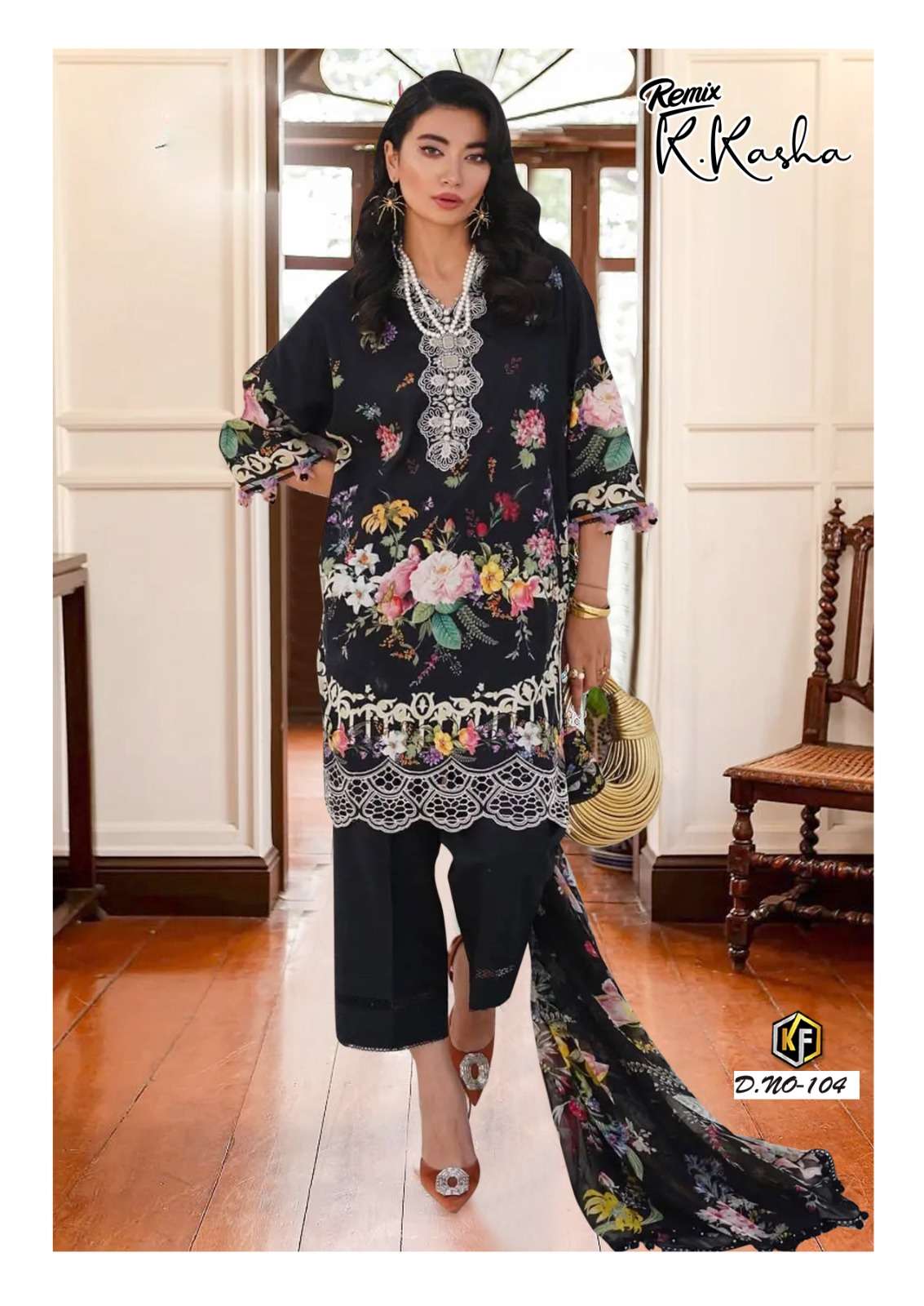 KEVAL FAB K KASHA REMIX COTTON DIGITAL KARACHI PRINTS SALWAR SUIT