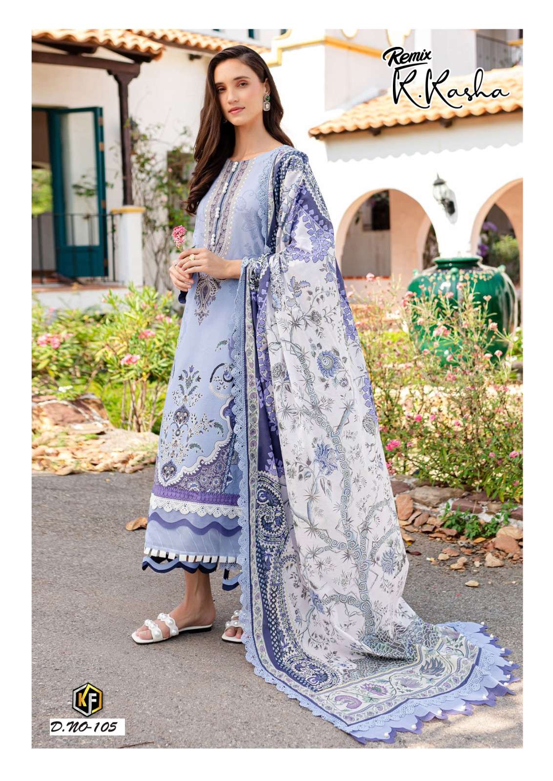 KEVAL FAB K KASHA REMIX COTTON DIGITAL KARACHI PRINTS SALWAR SUIT