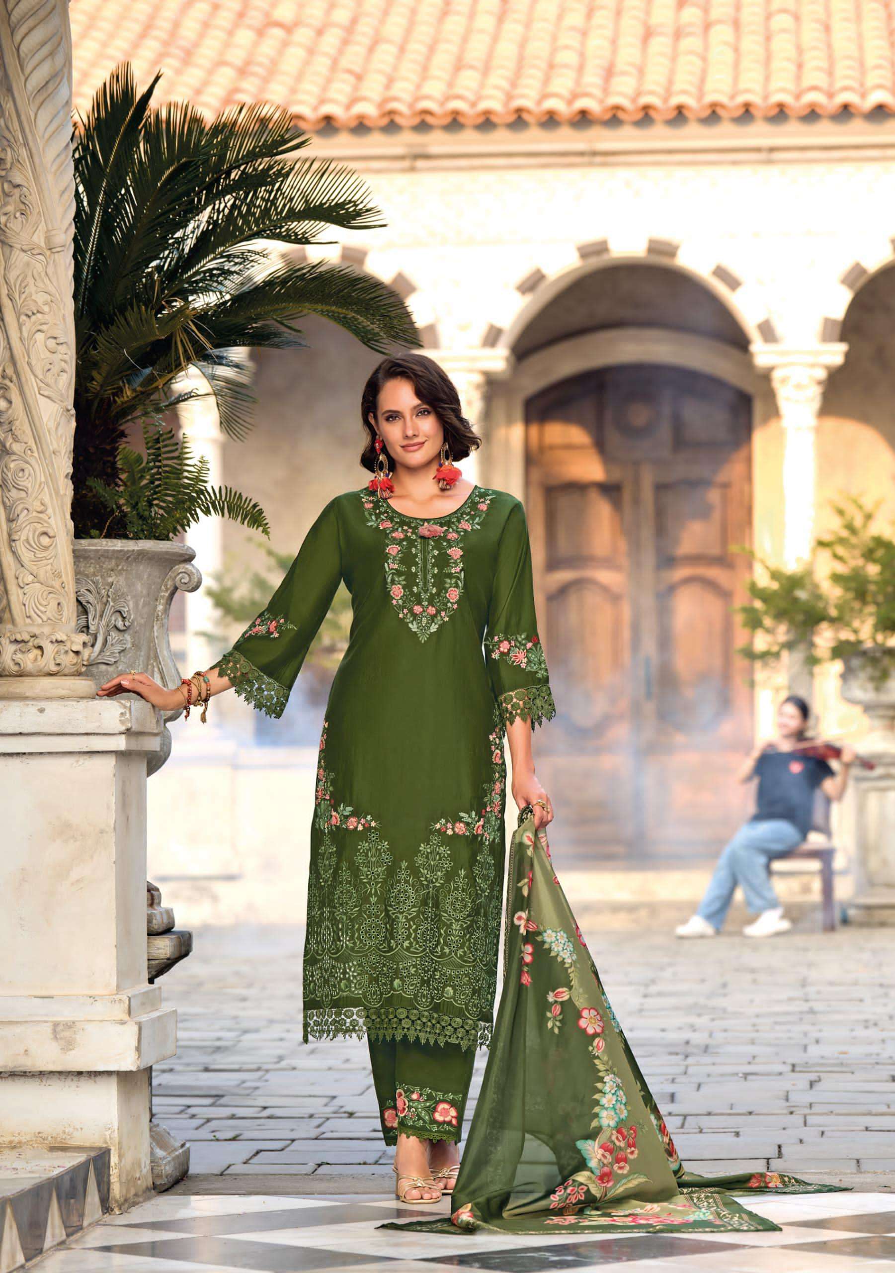LADY LEELA VARA VISCOSE BEAUTIFUL LOOK DESIGNER LADIES SUIT