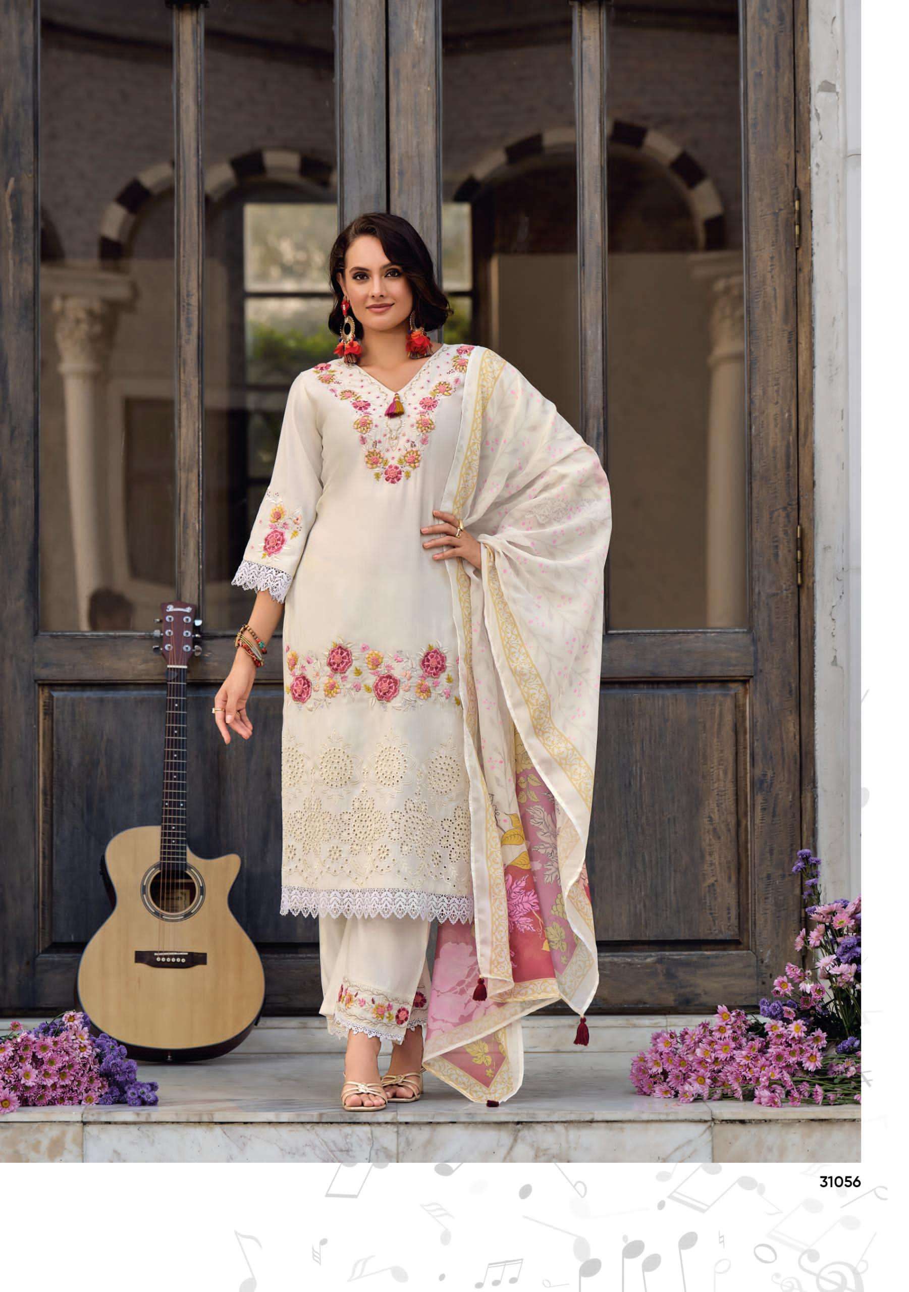 LADY LEELA VARA VISCOSE BEAUTIFUL LOOK DESIGNER LADIES SUIT