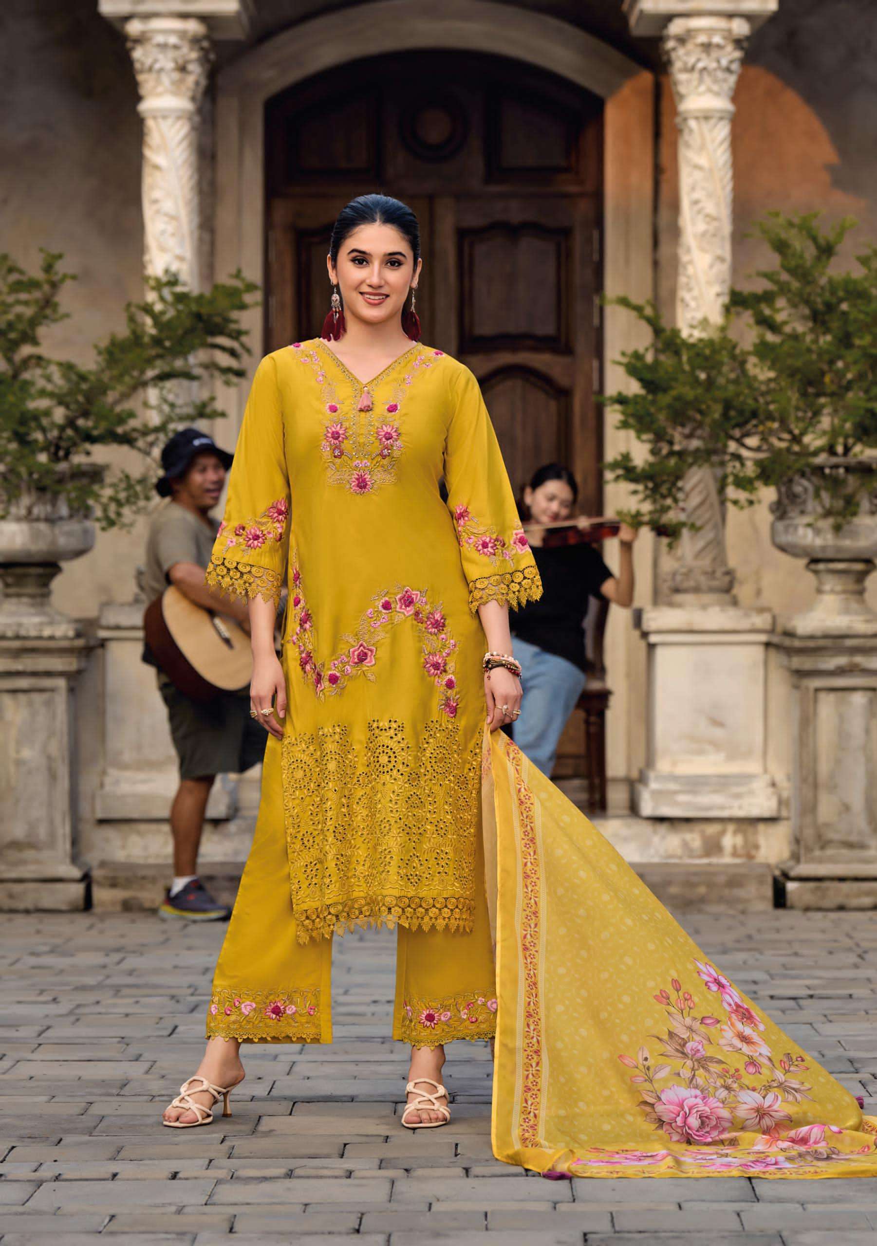 LADY LEELA VARA VISCOSE BEAUTIFUL LOOK DESIGNER LADIES SUIT