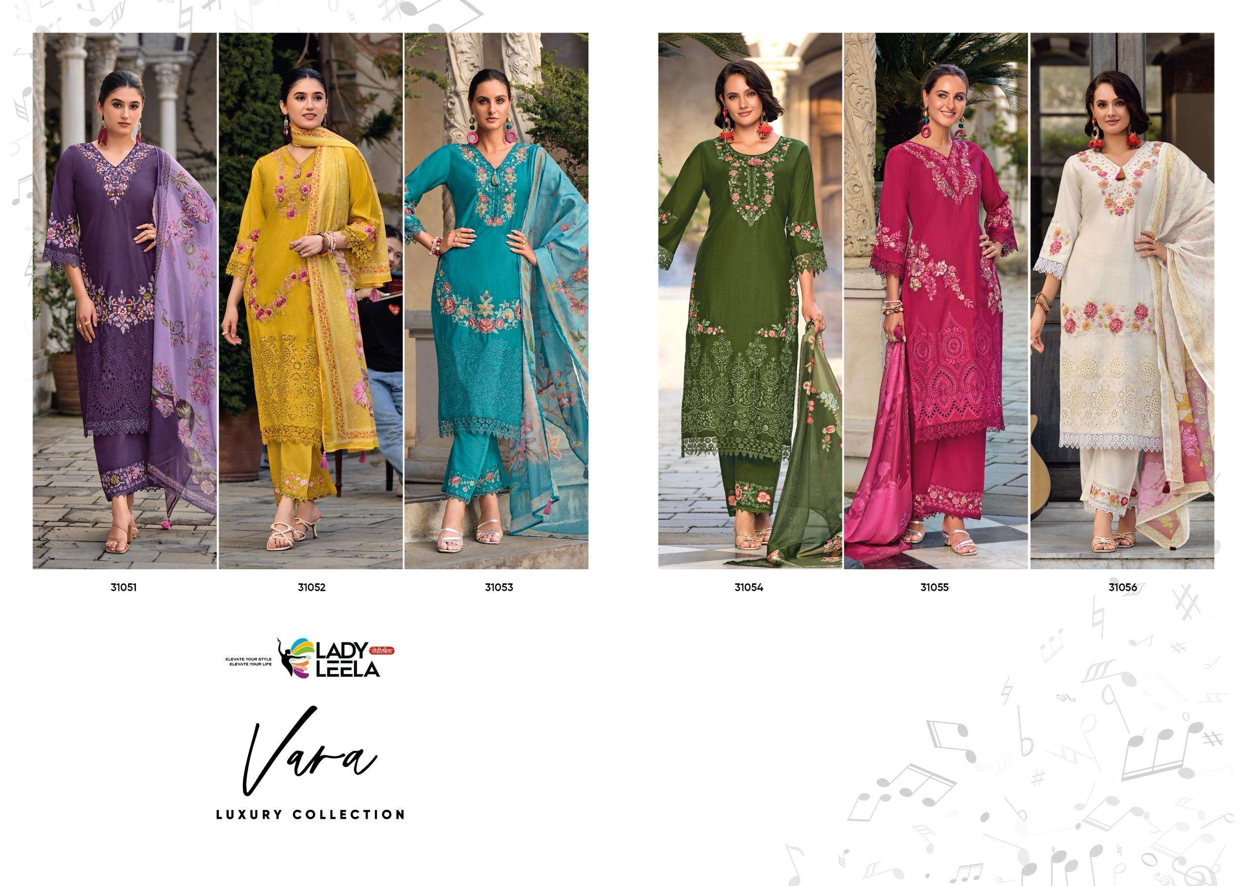 LADY LEELA VARA VISCOSE BEAUTIFUL LOOK DESIGNER LADIES SUIT