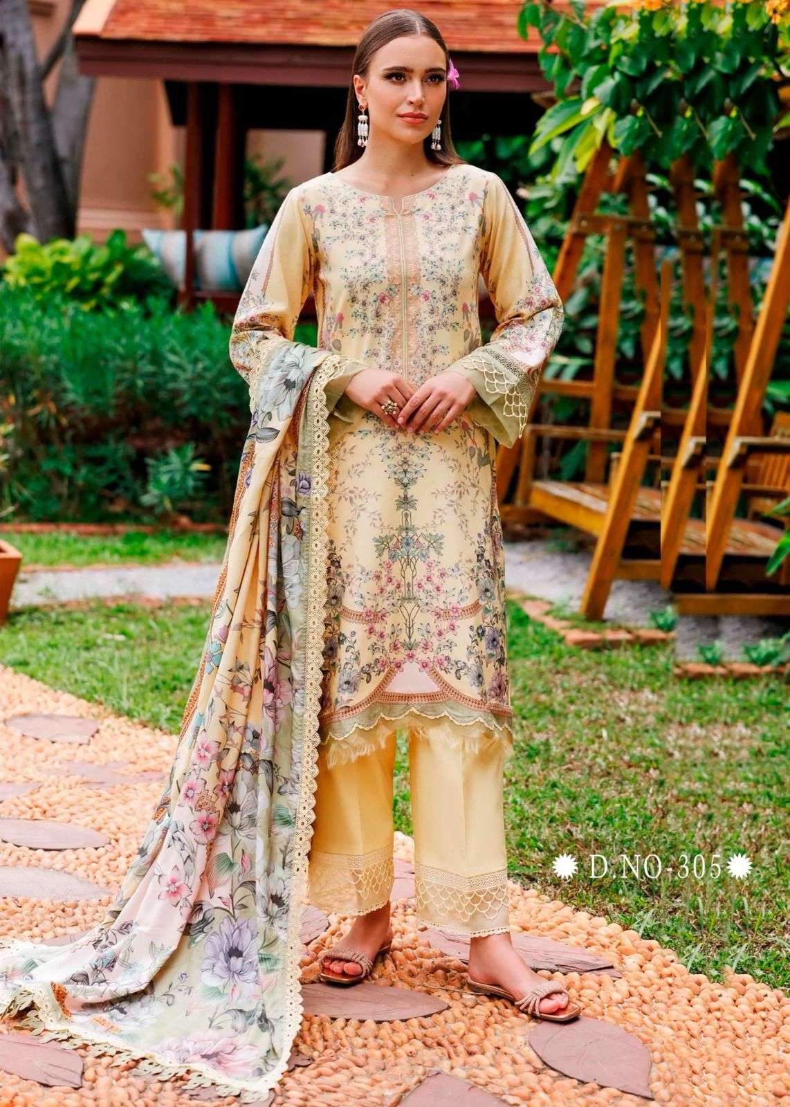 MARYAM HUSSAIN GULAAB VOL 3 COTTON DIGITAL KARACHI PRINTS SUIT