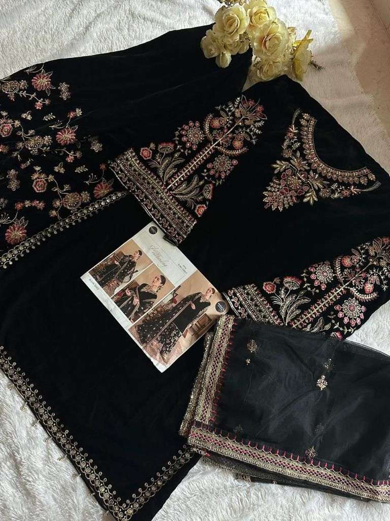 MEHBOOB TEX DESIGN NO - 1209 ACD RAYON EMBROIDERED WORK PAKISTANI SALWAR SUIT