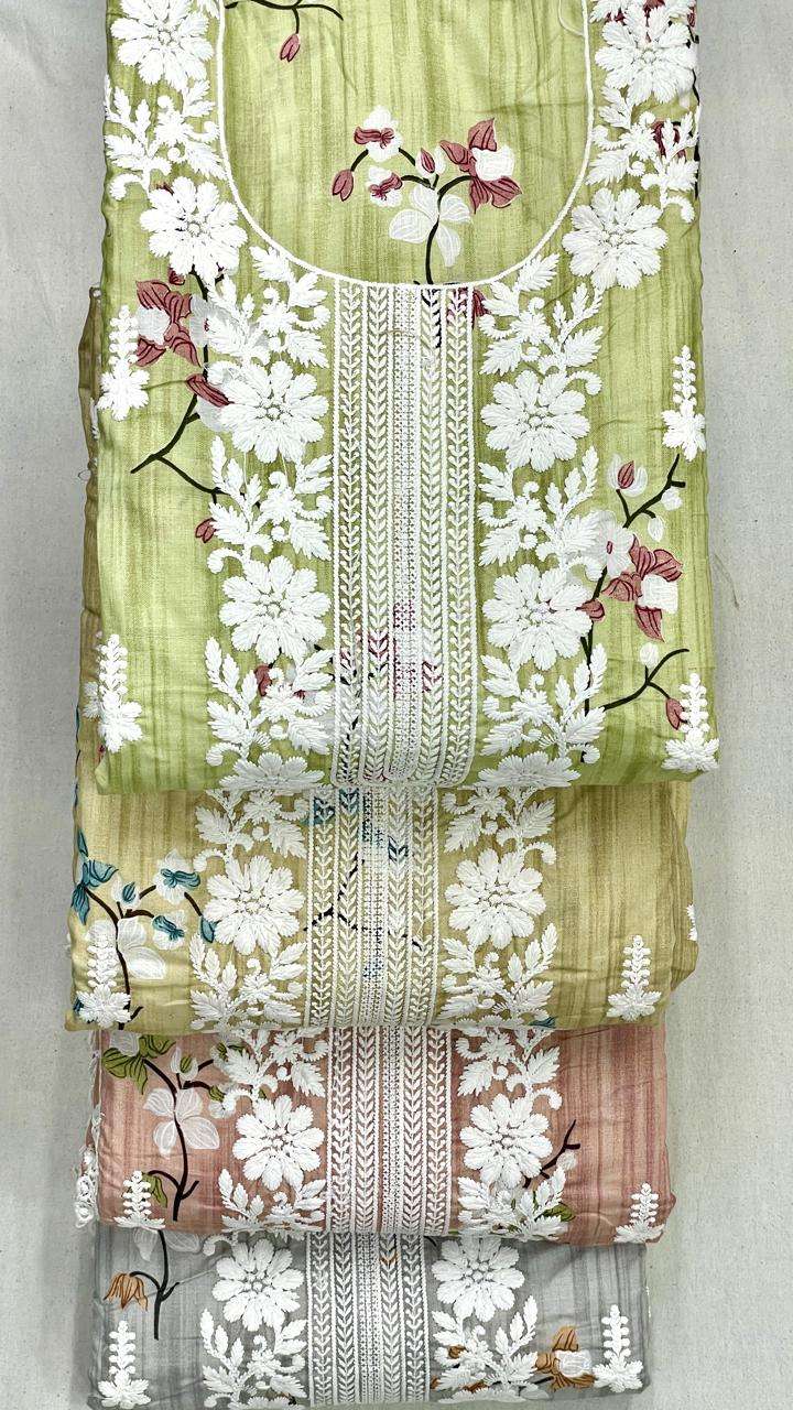 MF PIC & CHOOSE COLECTION COTTON PRINT WITH FANCY WORK SUIT