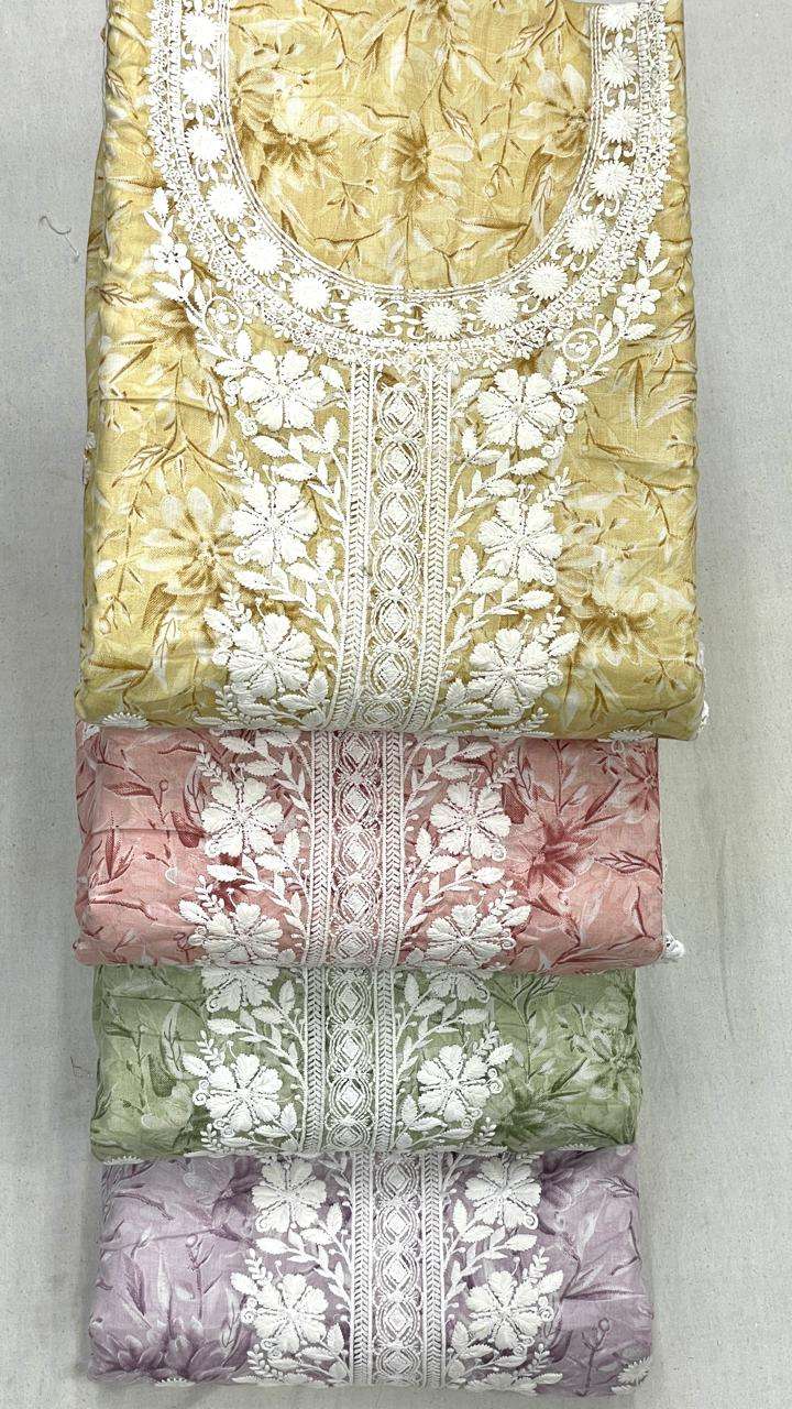 MF PIC & CHOOSE COLECTION COTTON PRINT WITH FANCY WORK SUIT