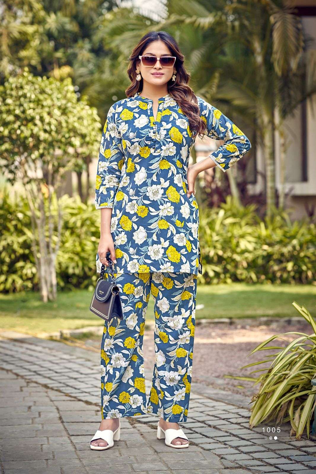 OSSM COTTON BEATS COTTON PRINT FANCY SUMMER WEAR CO-ORD SET