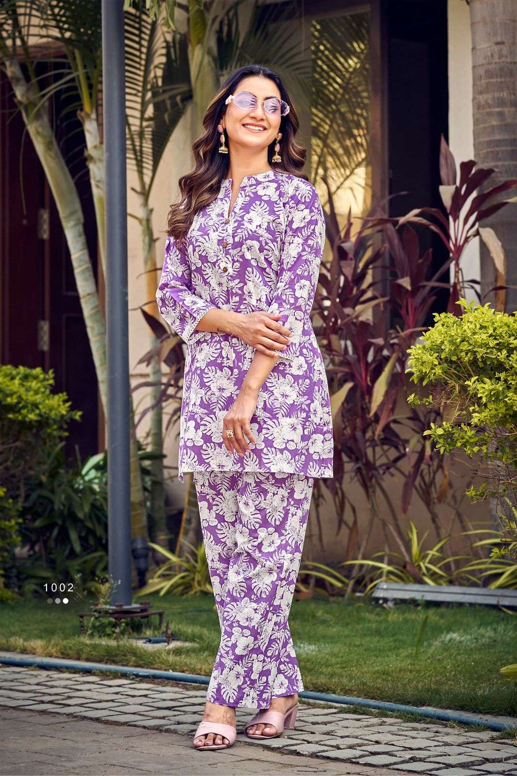 OSSM COTTON BEATS COTTON PRINT FANCY SUMMER WEAR CO-ORD SET