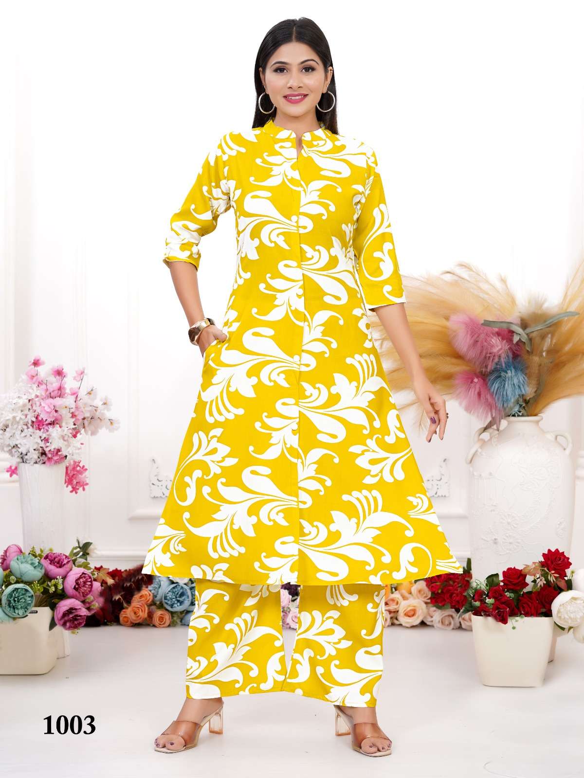 PADMAVATI TEXTILES DULHARI VOL 2 RAYON PRINT FANCY KURTI WITH BOTTOM SET