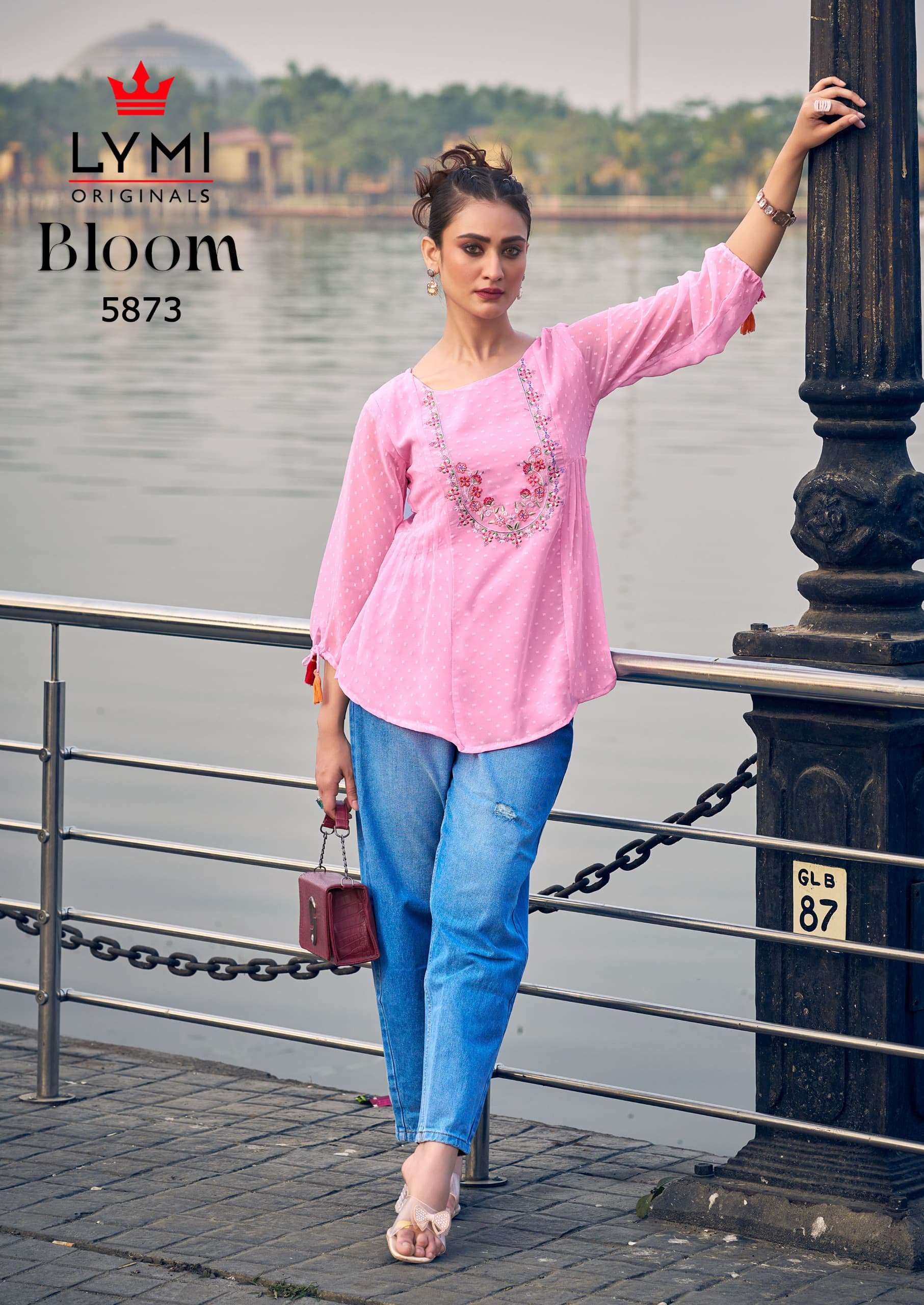 RANGOON BLOOM FANCY CAUSAL WEAR LADIES TOP