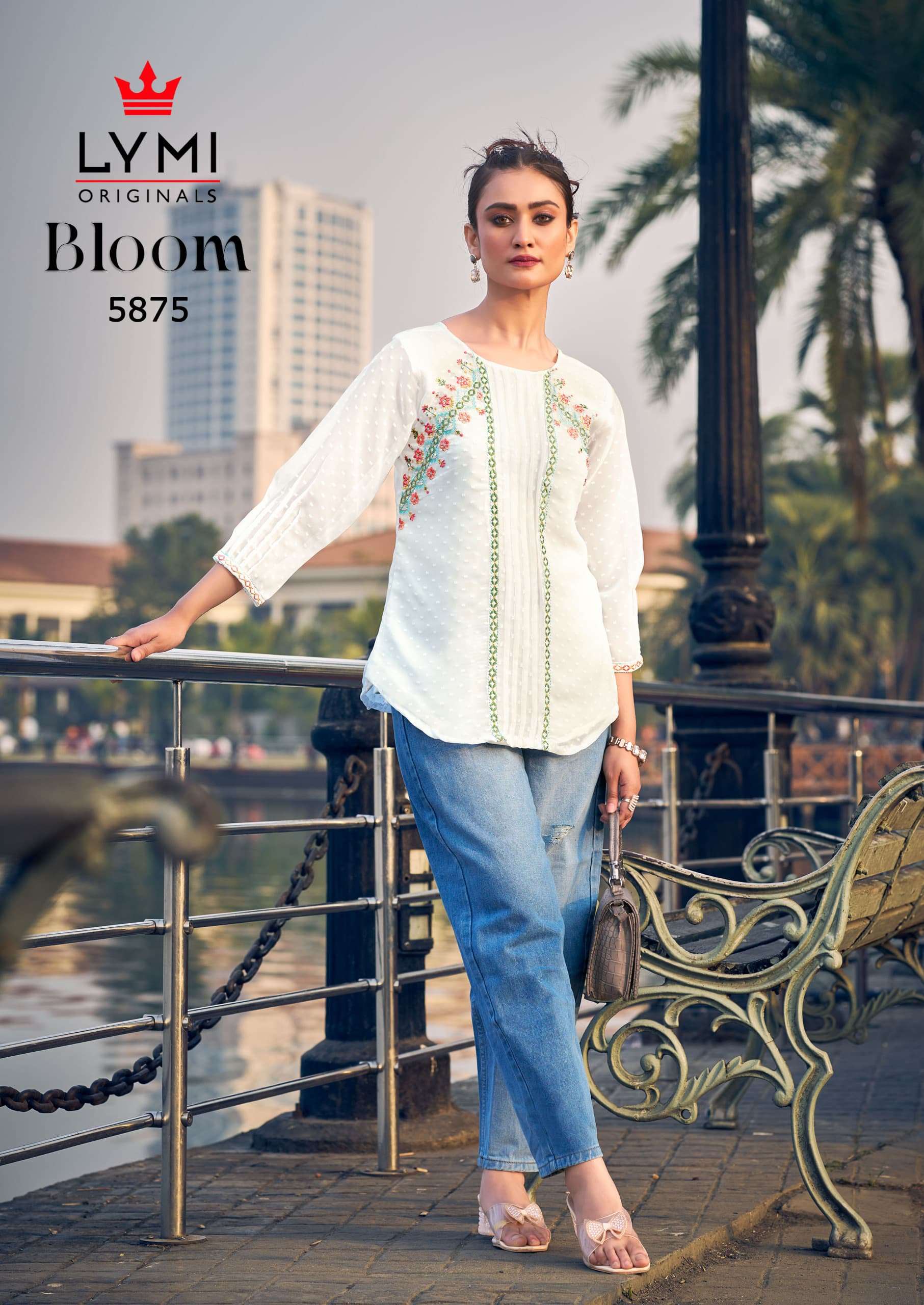 RANGOON BLOOM FANCY CAUSAL WEAR LADIES TOP