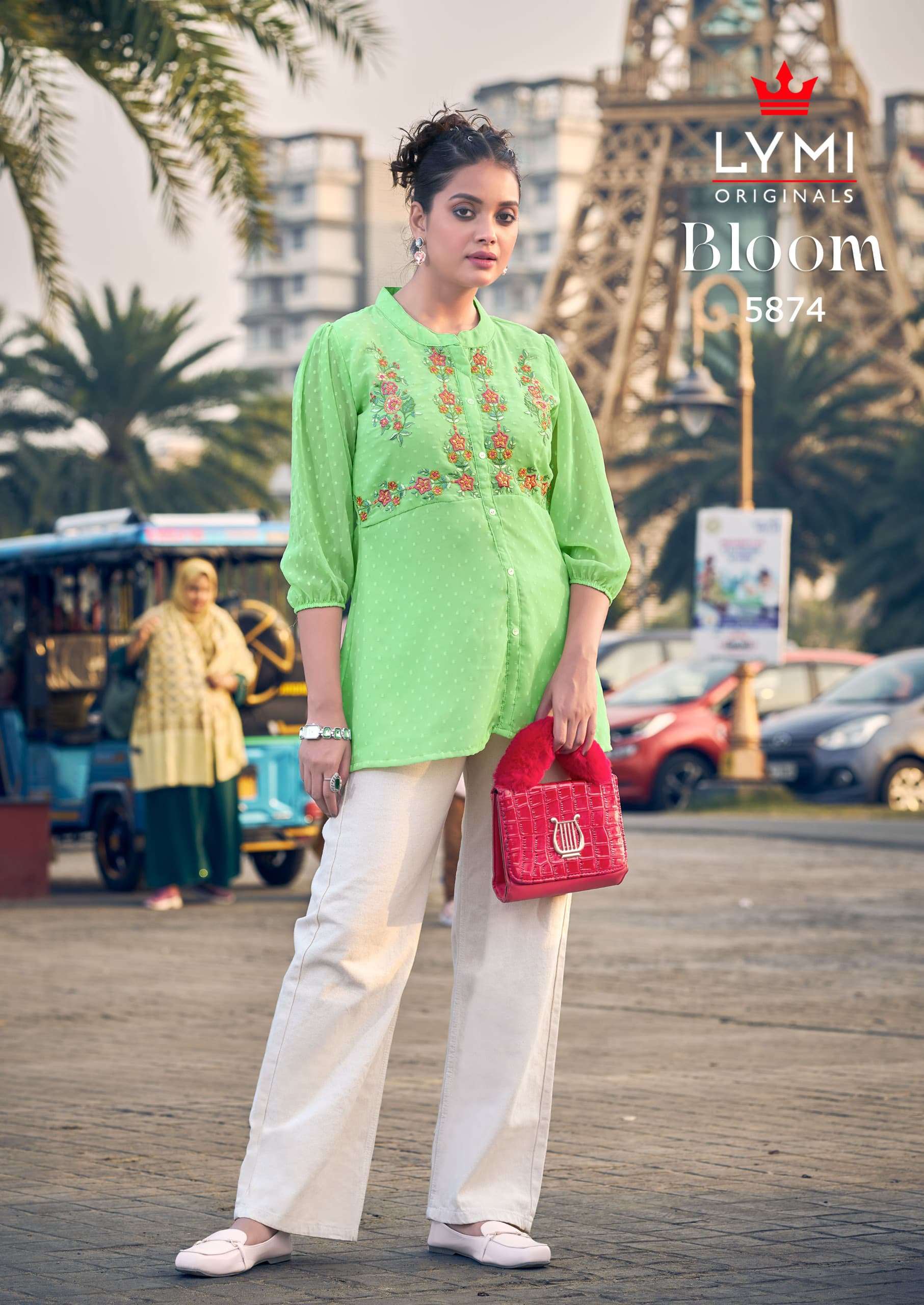 RANGOON BLOOM FANCY CAUSAL WEAR LADIES TOP