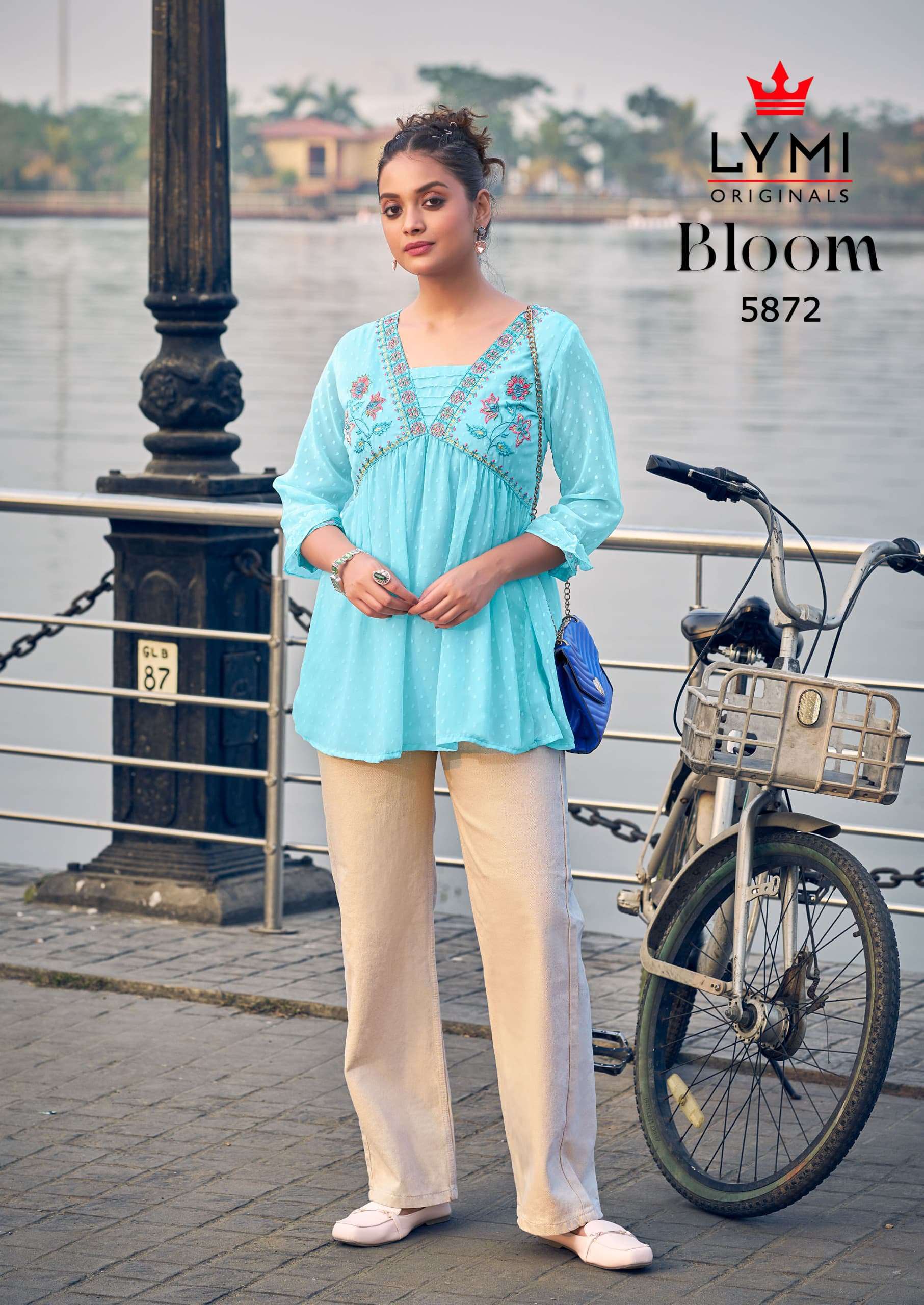 RANGOON BLOOM FANCY CAUSAL WEAR LADIES TOP