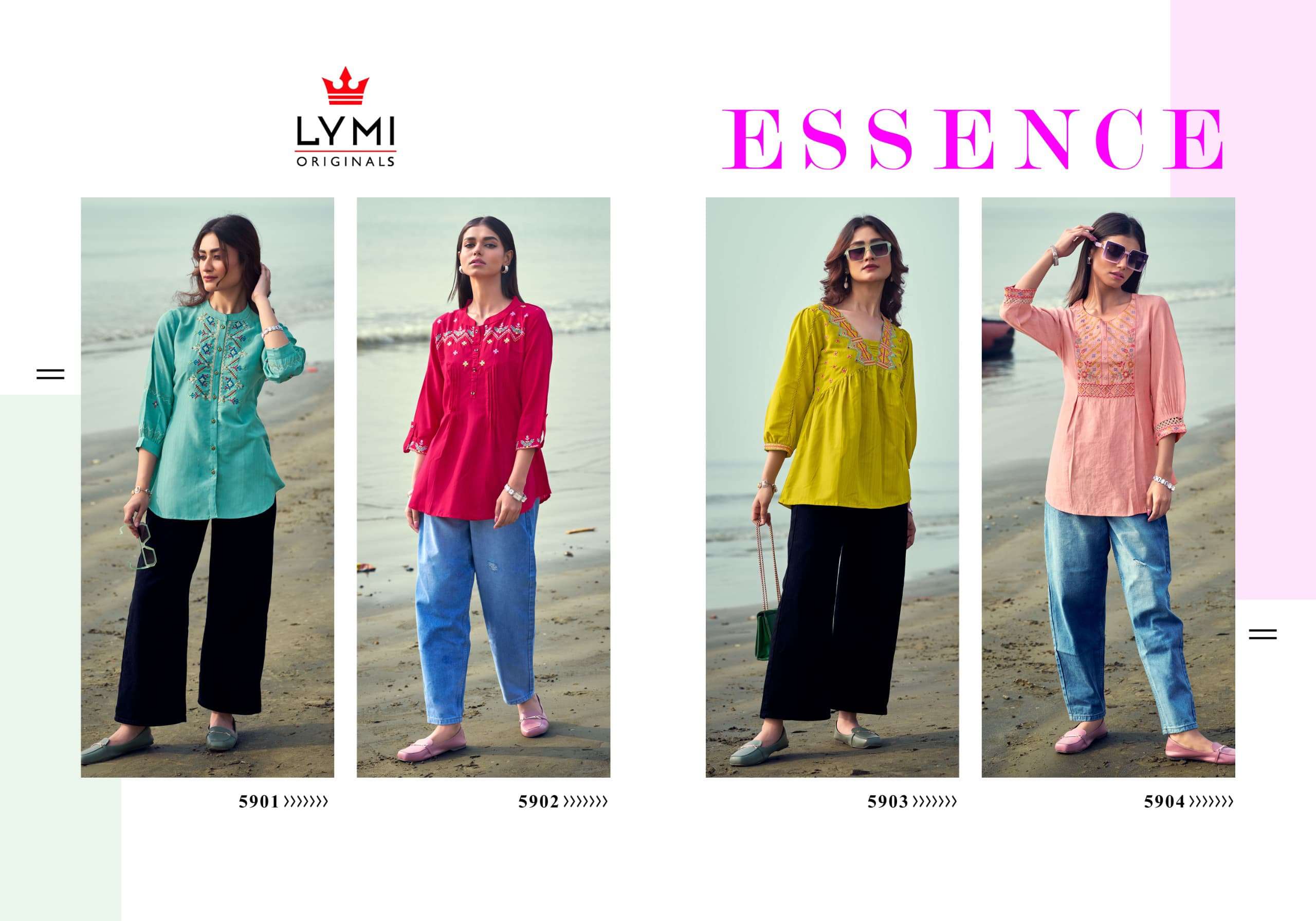 RANGOON LYMI ESSENCE VISCOSE FANCY WESTERN WEAR LADIES TOP