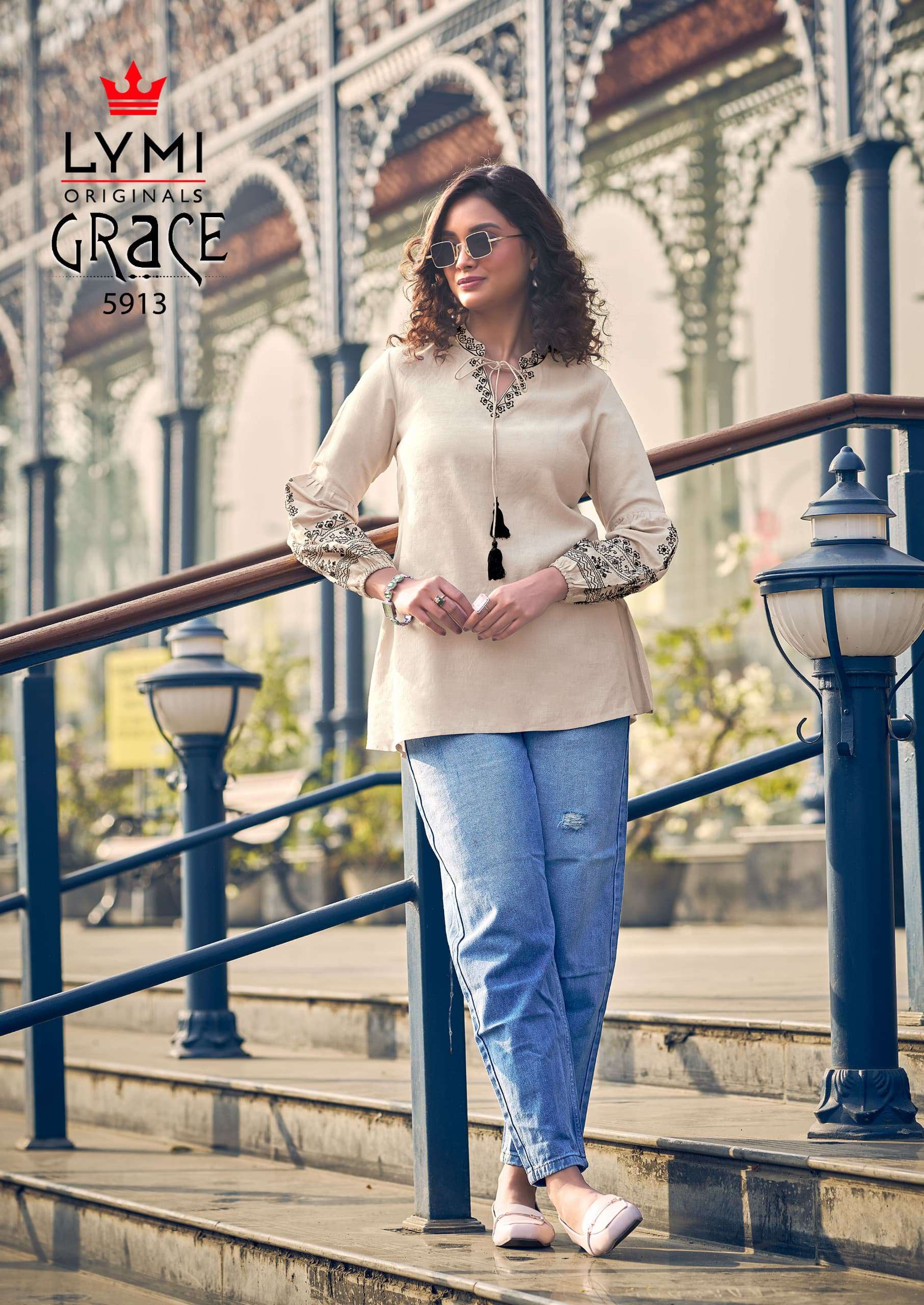 RANGOON LYMI GRACE FANCY WESTERN WEAR LADIES TOP