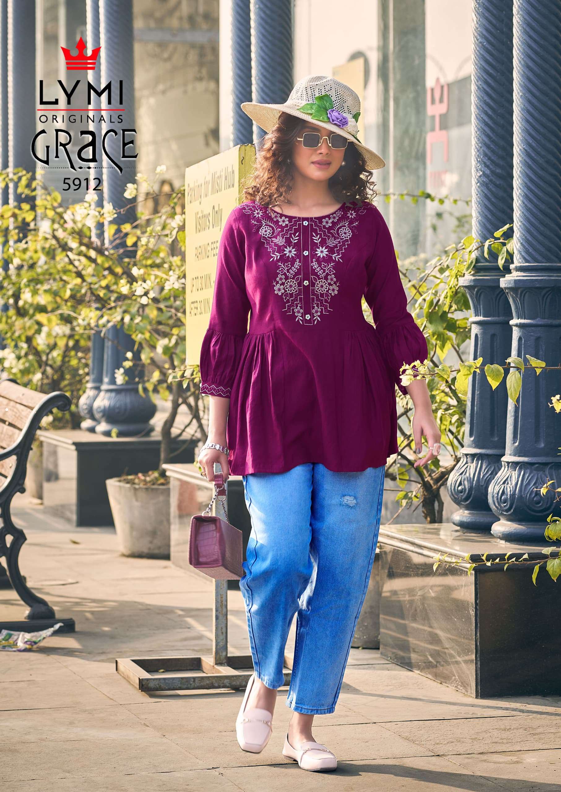 RANGOON LYMI GRACE FANCY WESTERN WEAR LADIES TOP