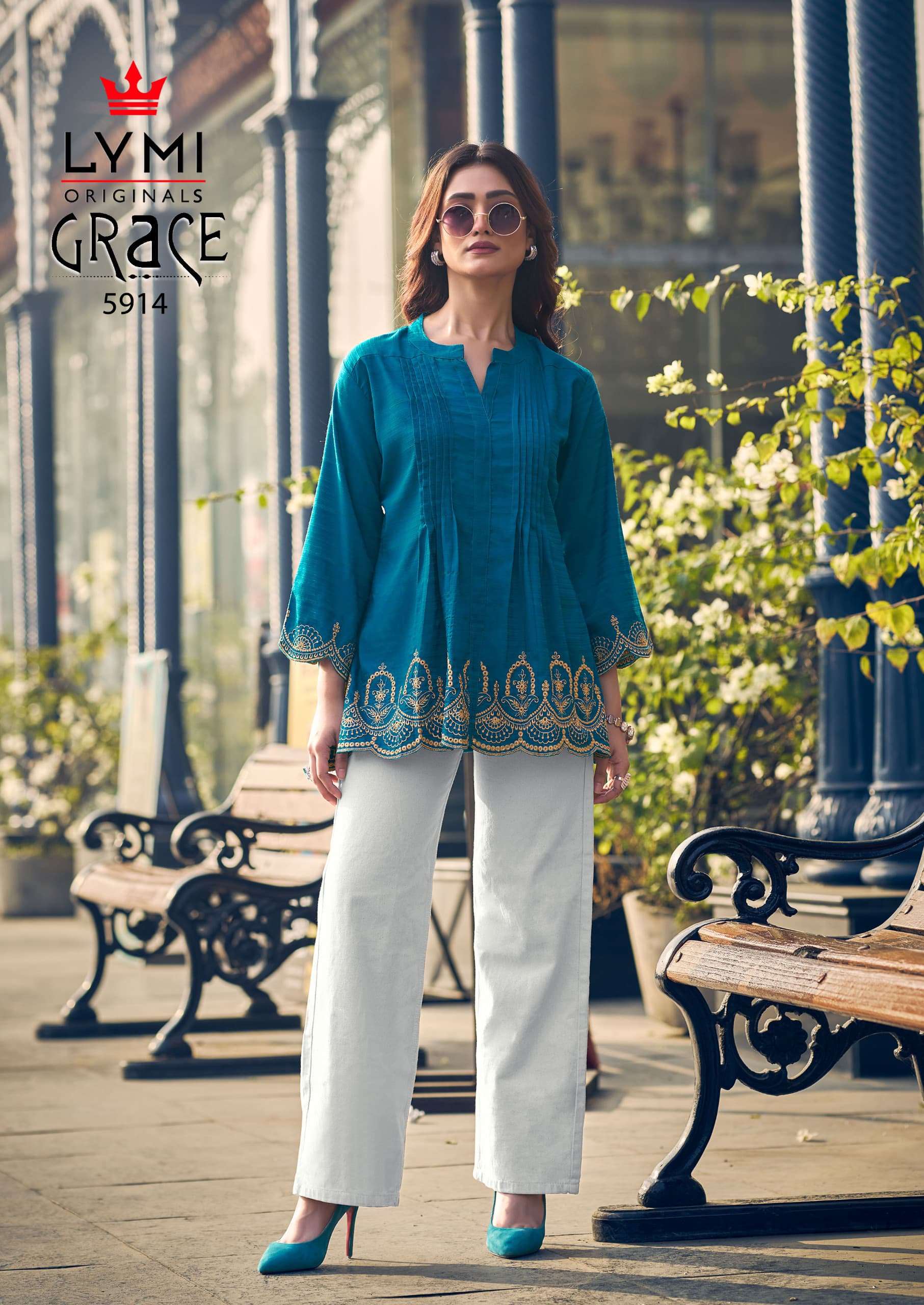 RANGOON LYMI GRACE FANCY WESTERN WEAR LADIES TOP