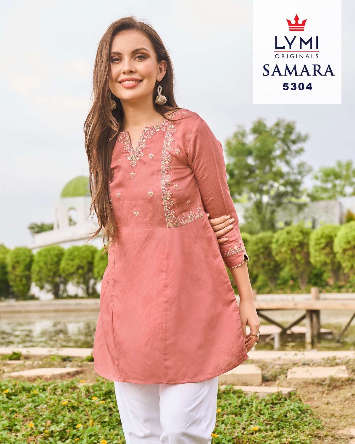 RANGOON SAMARA VISCOSE FANCY WORKS WESTERN WEAR LADIES TOP