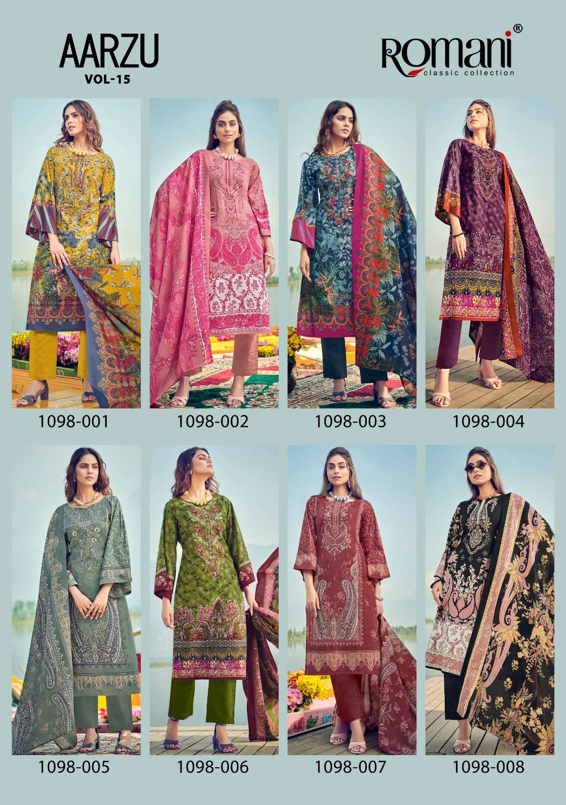 ROMANI AARZU VOL 15 COTTON DIGITAL PRINTS SALWAR SUIT