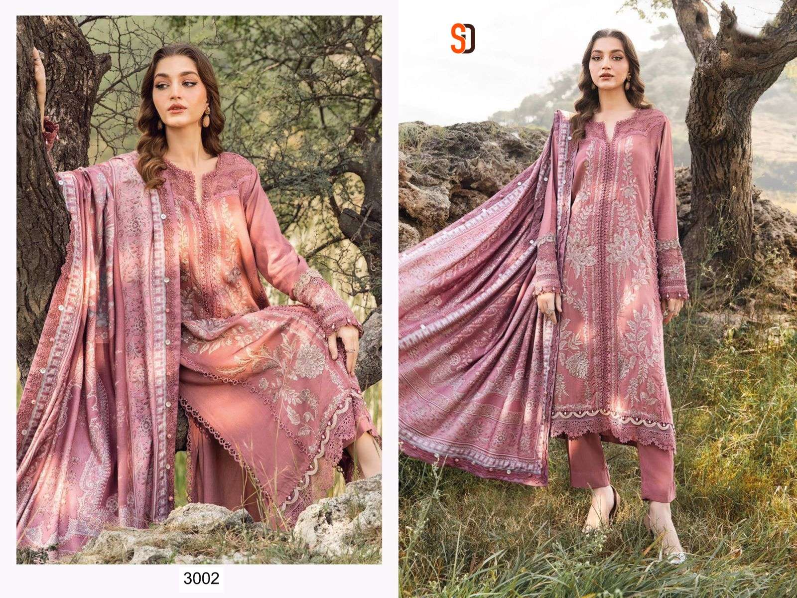 SHRADDHA DESIGNER MARIA B VOL 3 RAYON HEAVY EMBROIDERY WORK SUIT