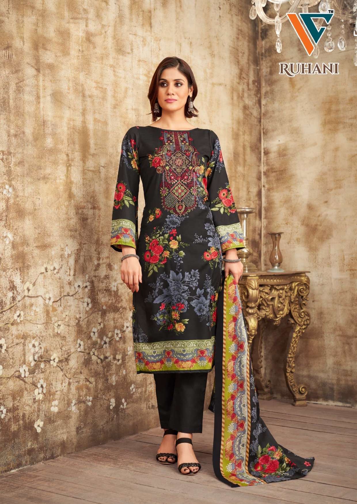 VANDANA‎ CREATION RUHANI‎ VOL 27 COTTON DIGITAL STYLE PRINTS SALWAR SUIT