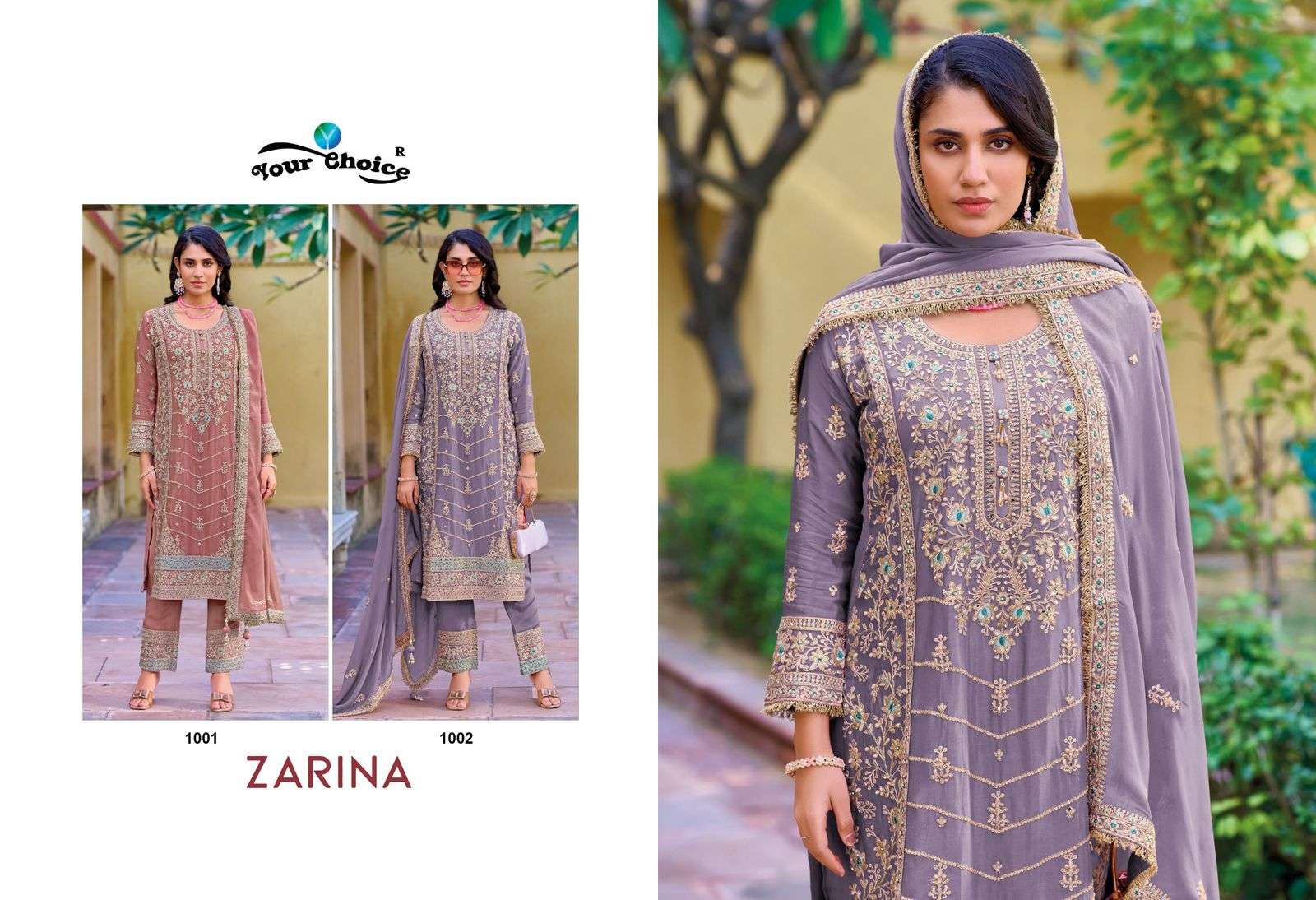 YOUR CHOICE ZARINA HEAVY ELEGANT EMBROIDERED EID WEAR SUIT