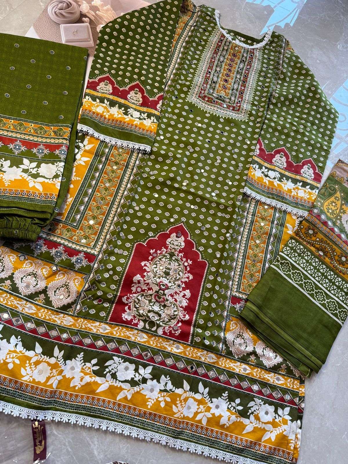 AALIZ PRINTS ALIZA VOL 2 COTTON DIGITAL PRINT WITH WORK SUIT