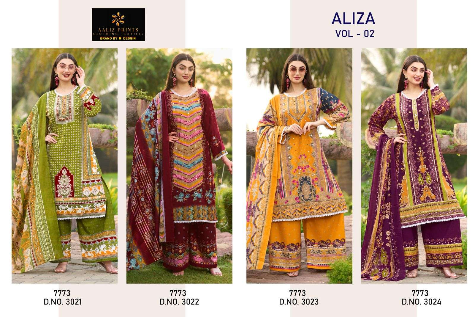 AALIZ PRINTS ALIZA VOL 2 COTTON DIGITAL PRINT WITH WORK SUIT