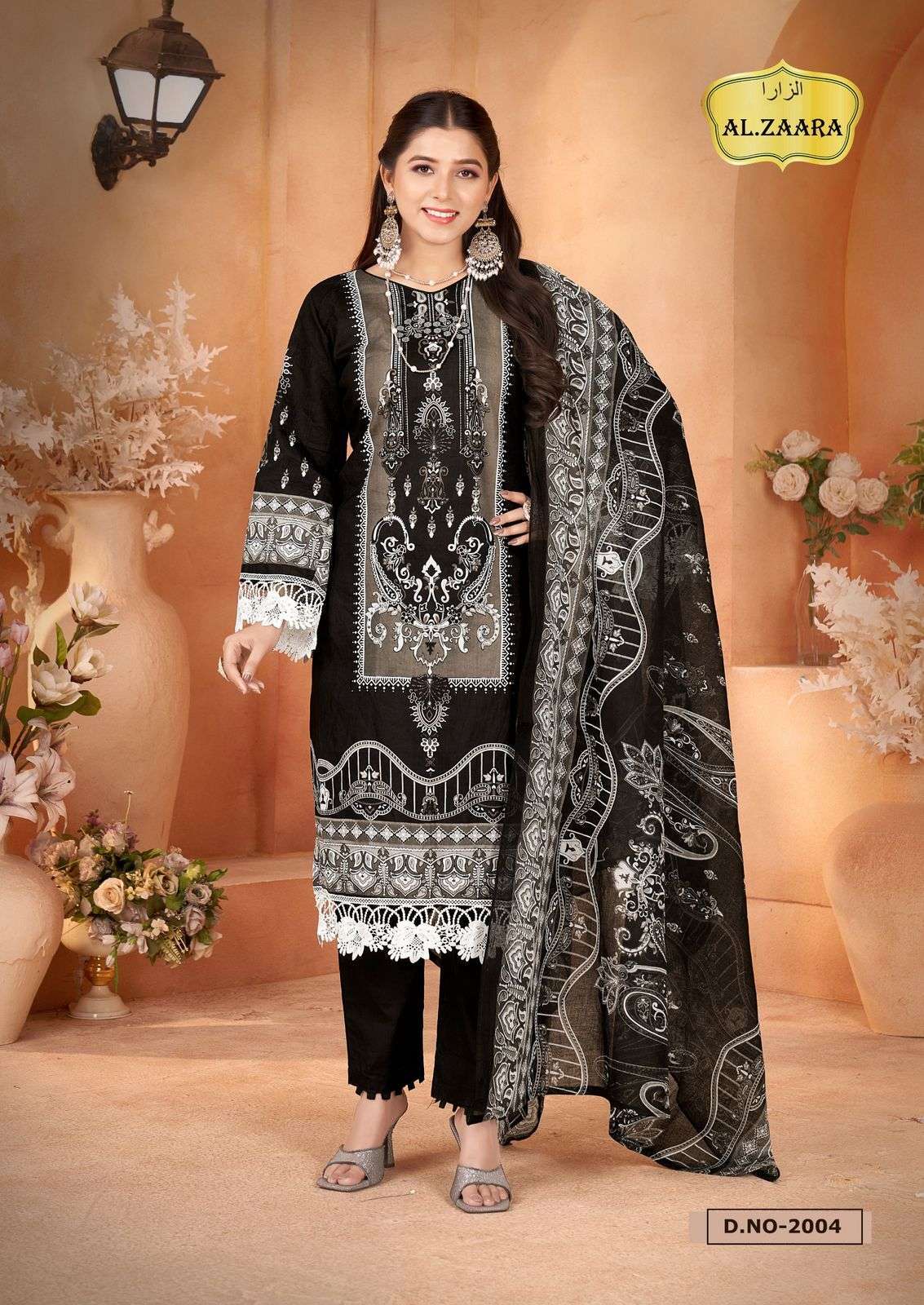 AL ZAARA VOL 2 COTTON DIGITAL KARACHI PRINTS SALWAR SUIT