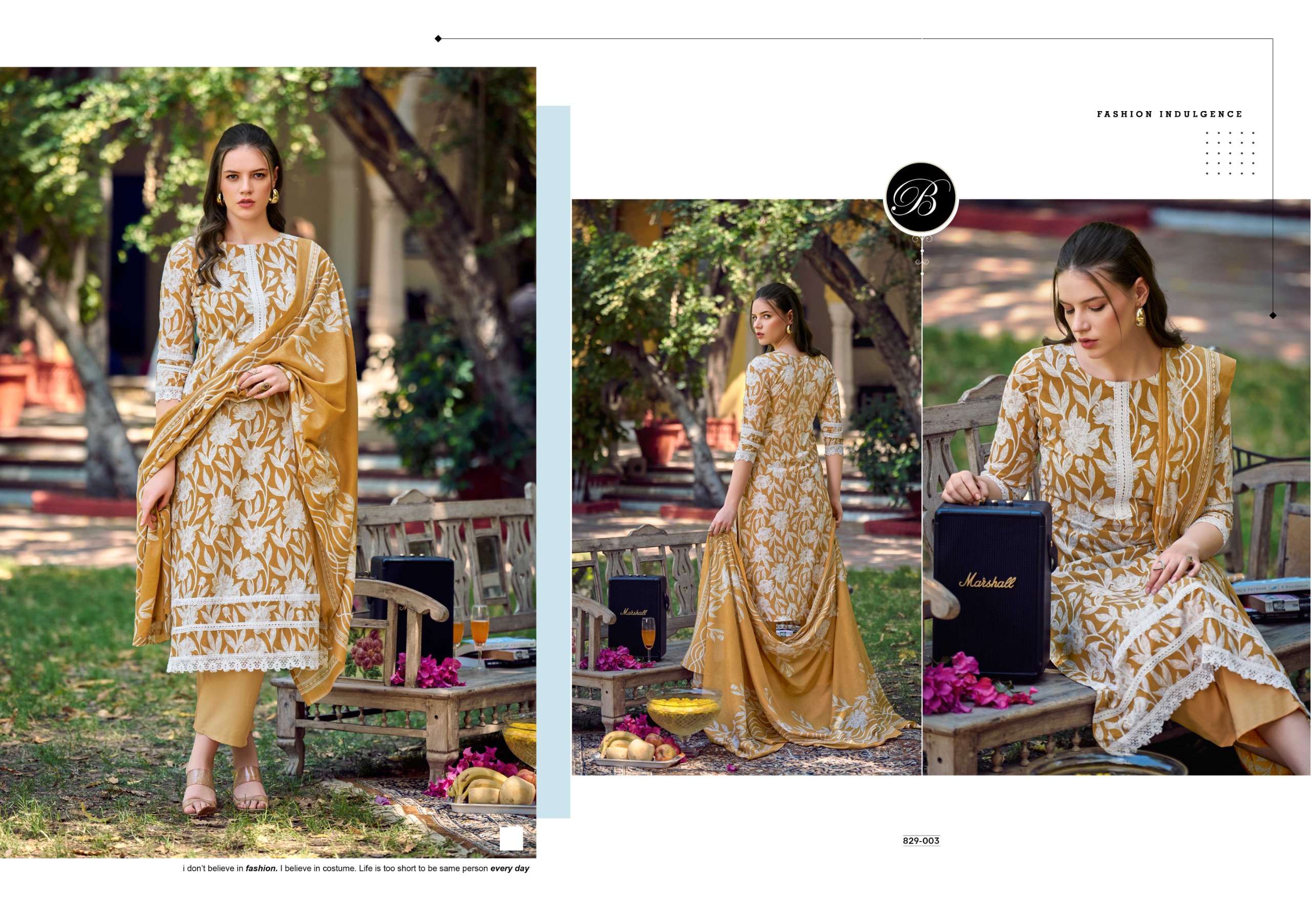 BELLIZA DESIGNER STUDIO RAHA VOL 2 COTTON DIGITAL PRINT SUIT