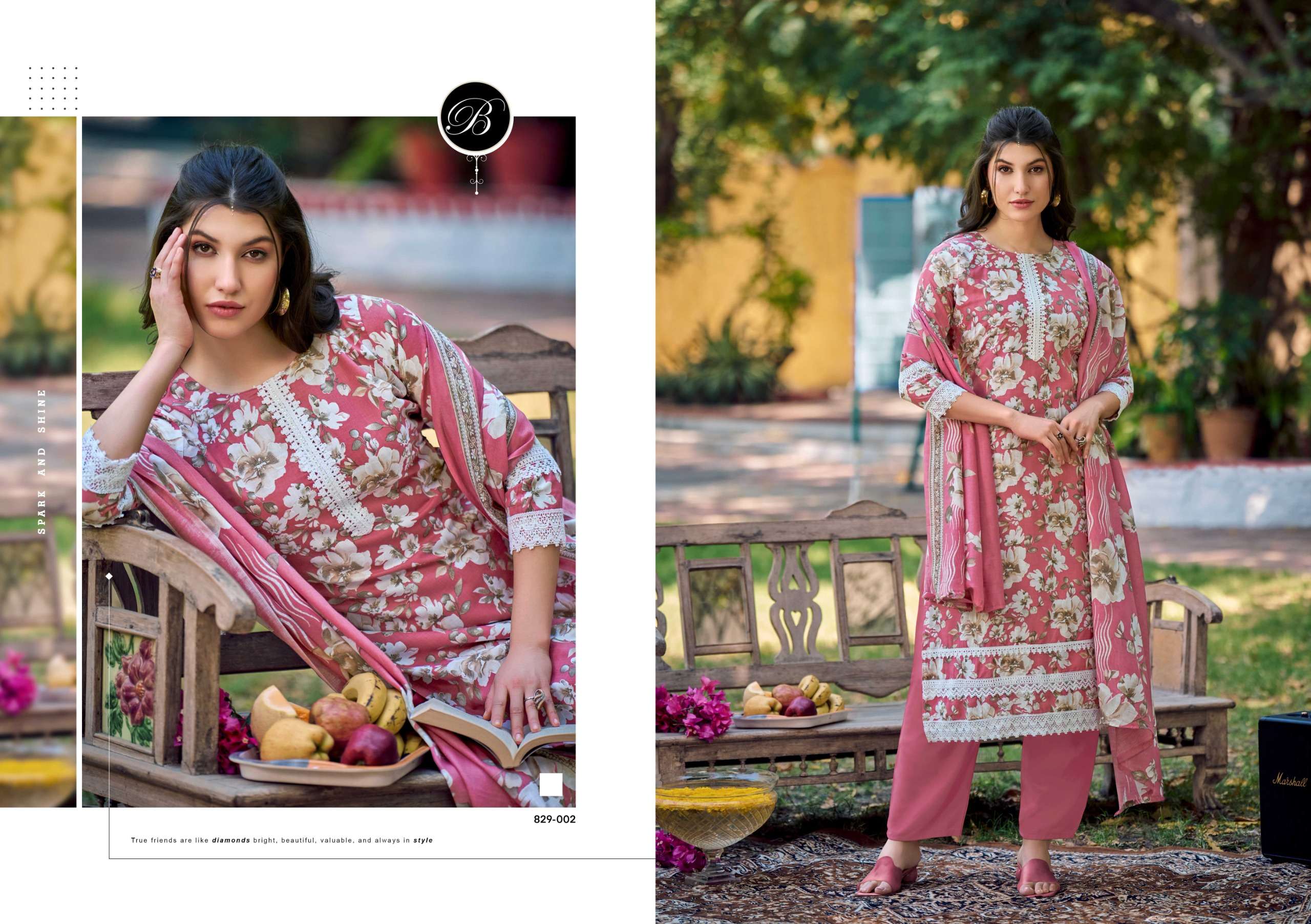 BELLIZA DESIGNER STUDIO RAHA VOL 2 COTTON DIGITAL PRINT SUIT