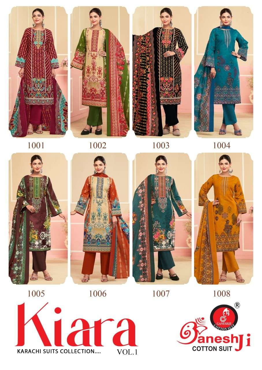 GANESH JI COTTON SUIT KIARA VOL 1 COTTON PRINTS SALWAR SUIT