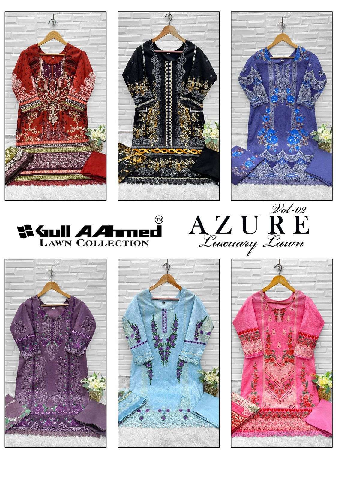 GULL AAHMED AZURE VOL 2 READY MADE COLLECTION	