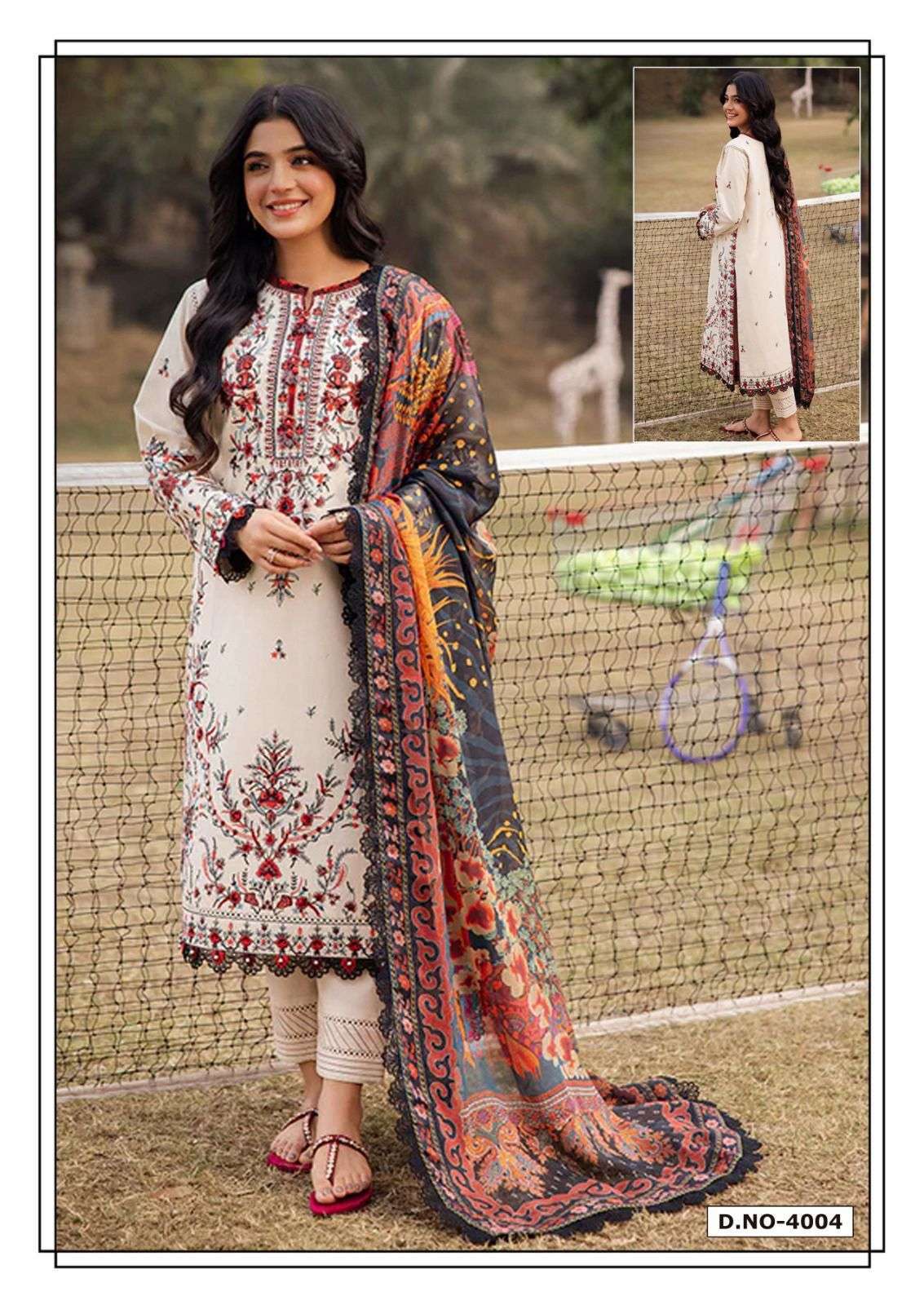 HALA RAMSHA VOL 4 COTTON PRINT SALWAR SUIT