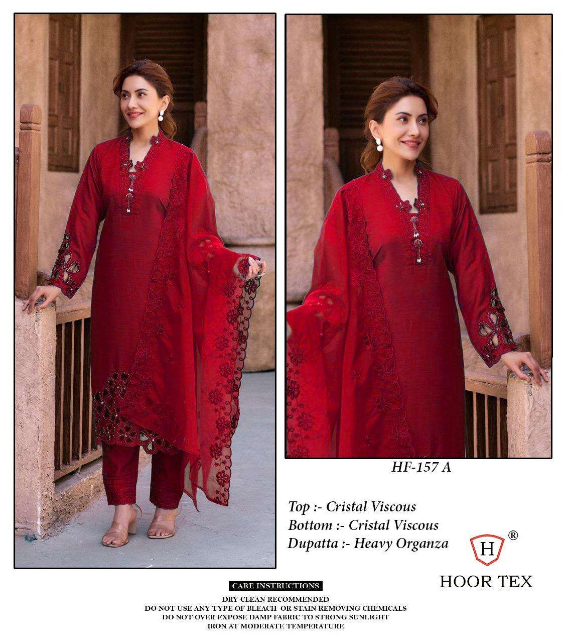 HOOR TEX HF 157 VISCOSE FANCY READY MADE PAKISTANI SUIT