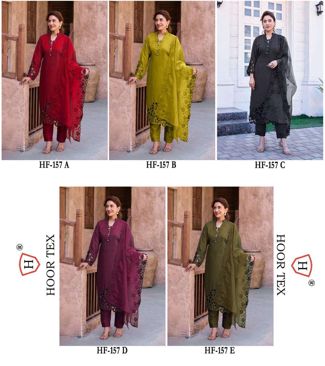 HOOR TEX HF 157 VISCOSE FANCY READY MADE PAKISTANI SUIT
