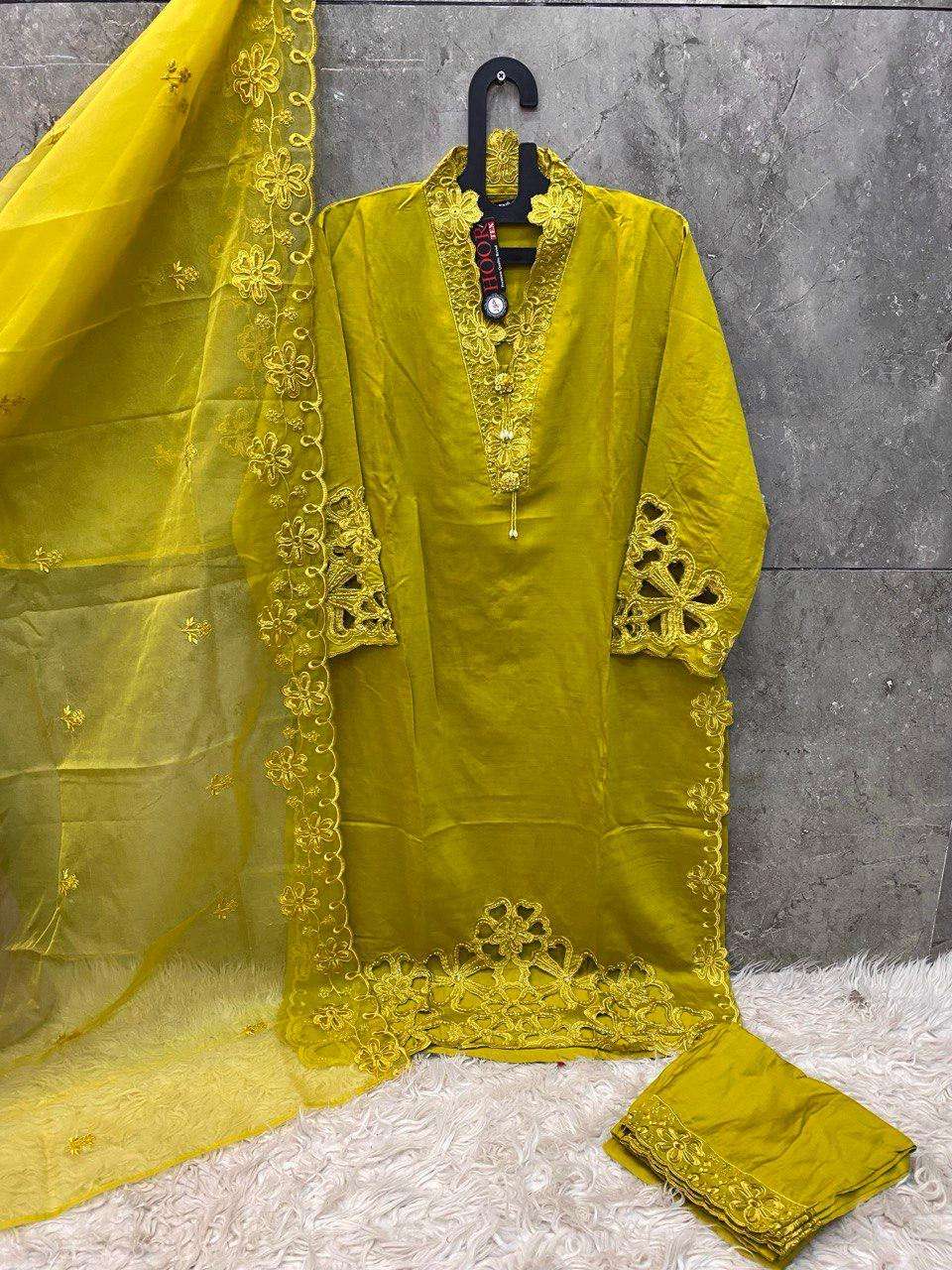 HOOR TEX HF 157 VISCOSE FANCY READY MADE PAKISTANI SUIT