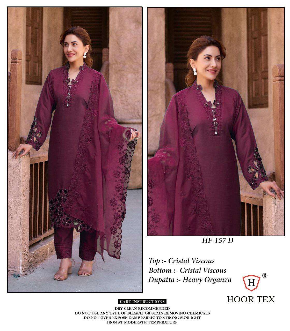 HOOR TEX HF 157 VISCOSE FANCY READY MADE PAKISTANI SUIT