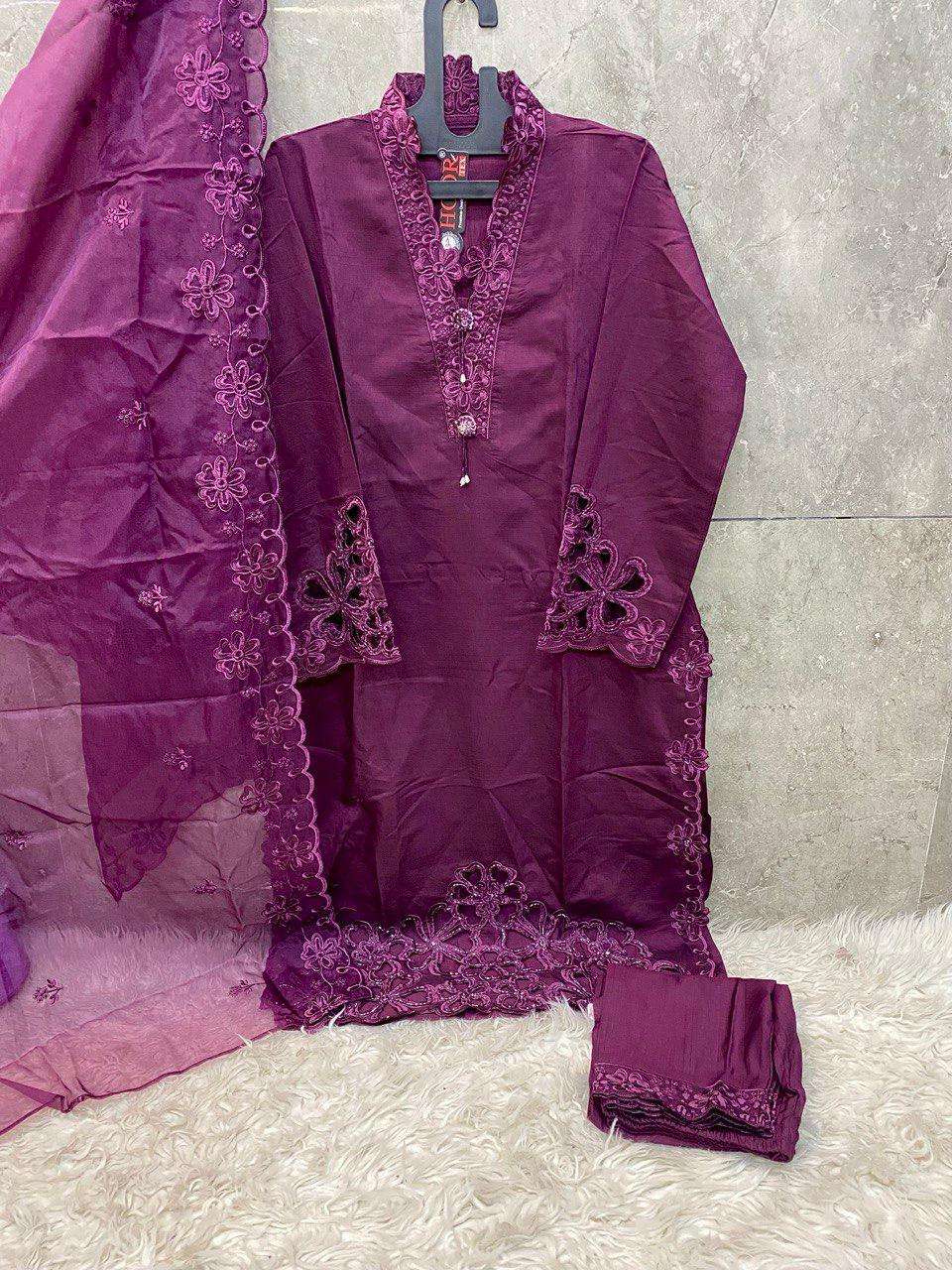 HOOR TEX HF 157 VISCOSE FANCY READY MADE PAKISTANI SUIT