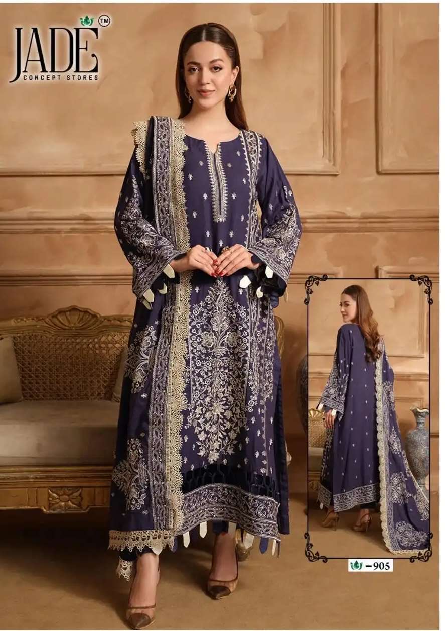 JADE CRIMSON EXCLUSIVE HEAVY LAWN COLLECTION VOL 9 LAWN COTTON DIGITAL PRINT SUIT