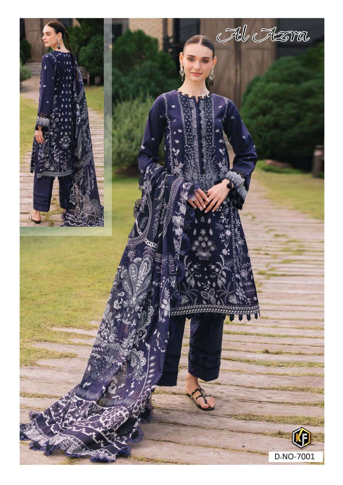 KEVAL FAB AL AZARA VOL 7 COTTON DIGITAL PRINT SALWAR SUIT
