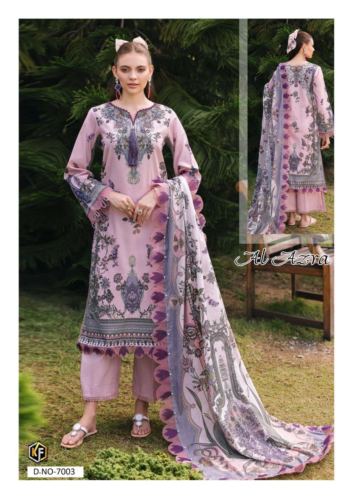 KEVAL FAB AL AZARA VOL 7 COTTON DIGITAL PRINT SALWAR SUIT