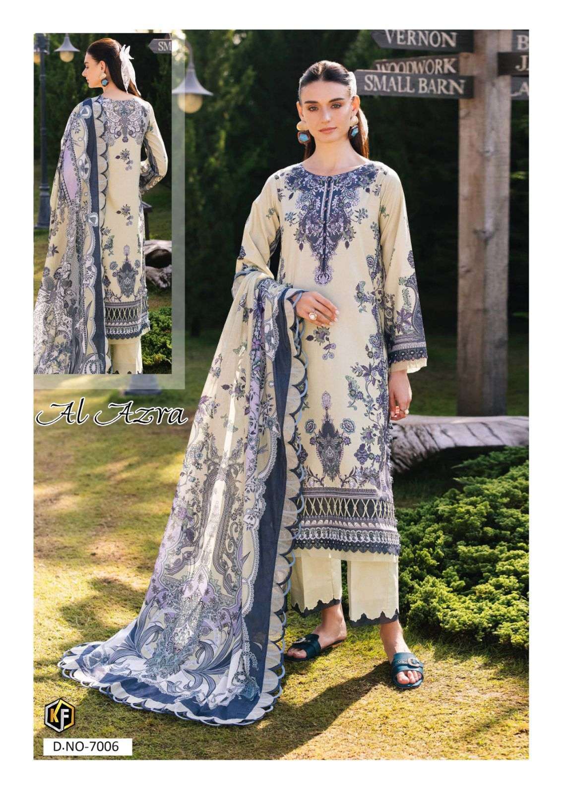 KEVAL FAB AL AZARA VOL 7 COTTON DIGITAL PRINT SALWAR SUIT