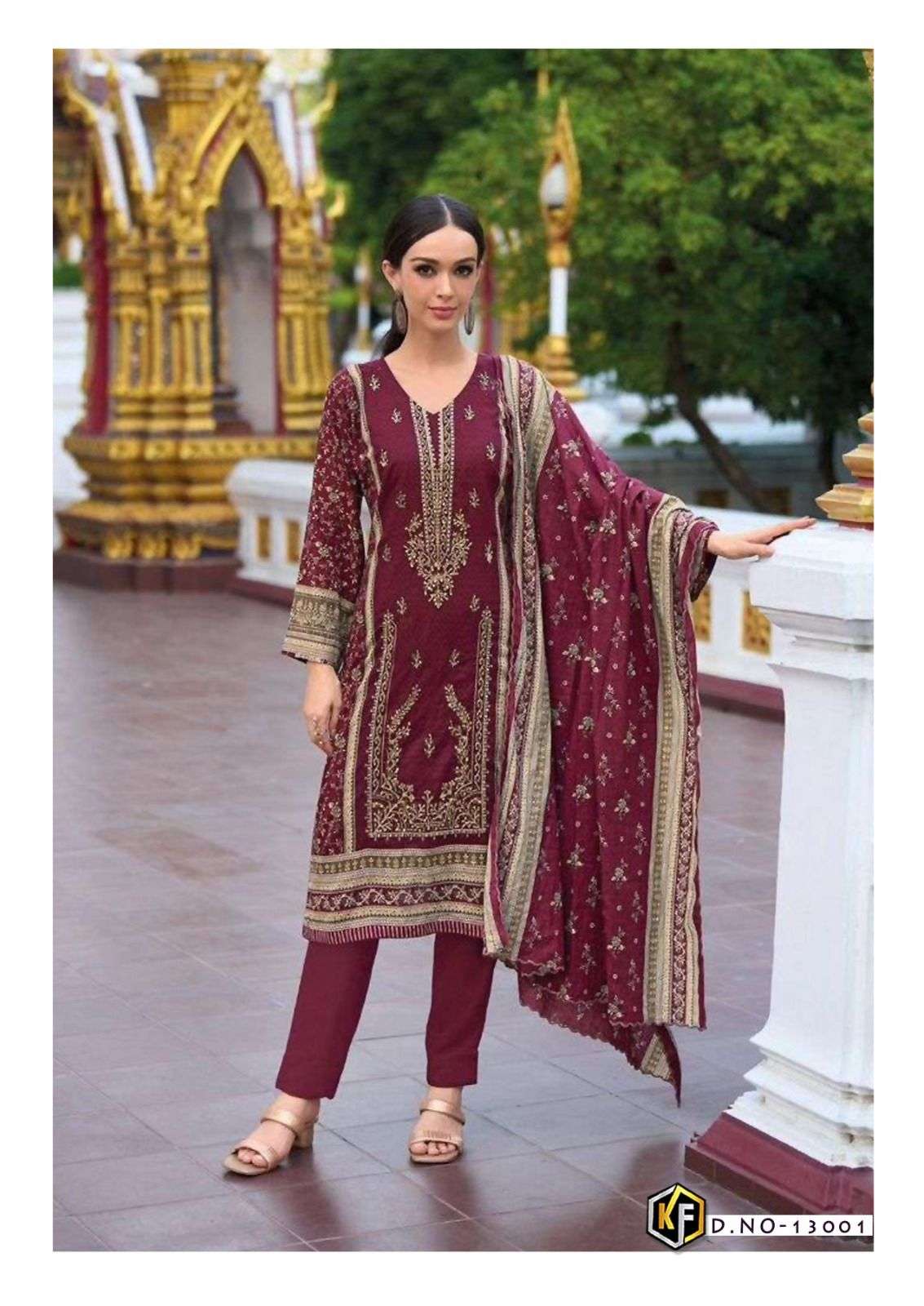 KEVAL FAB K KASHA NX HIT VOL 13 COTTON DIGITAL PRINT SALWAR SUIT