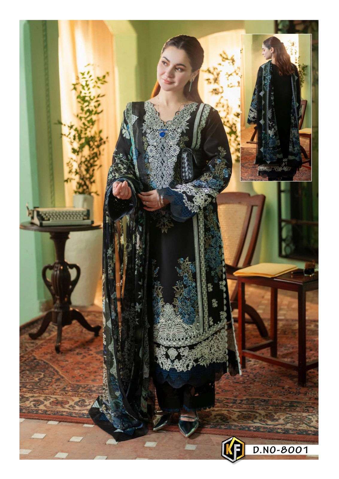 KEVAL FAB SOHA NAZIR VOL 8 COTTON DIGITAL KARACHI PRINT SUIT